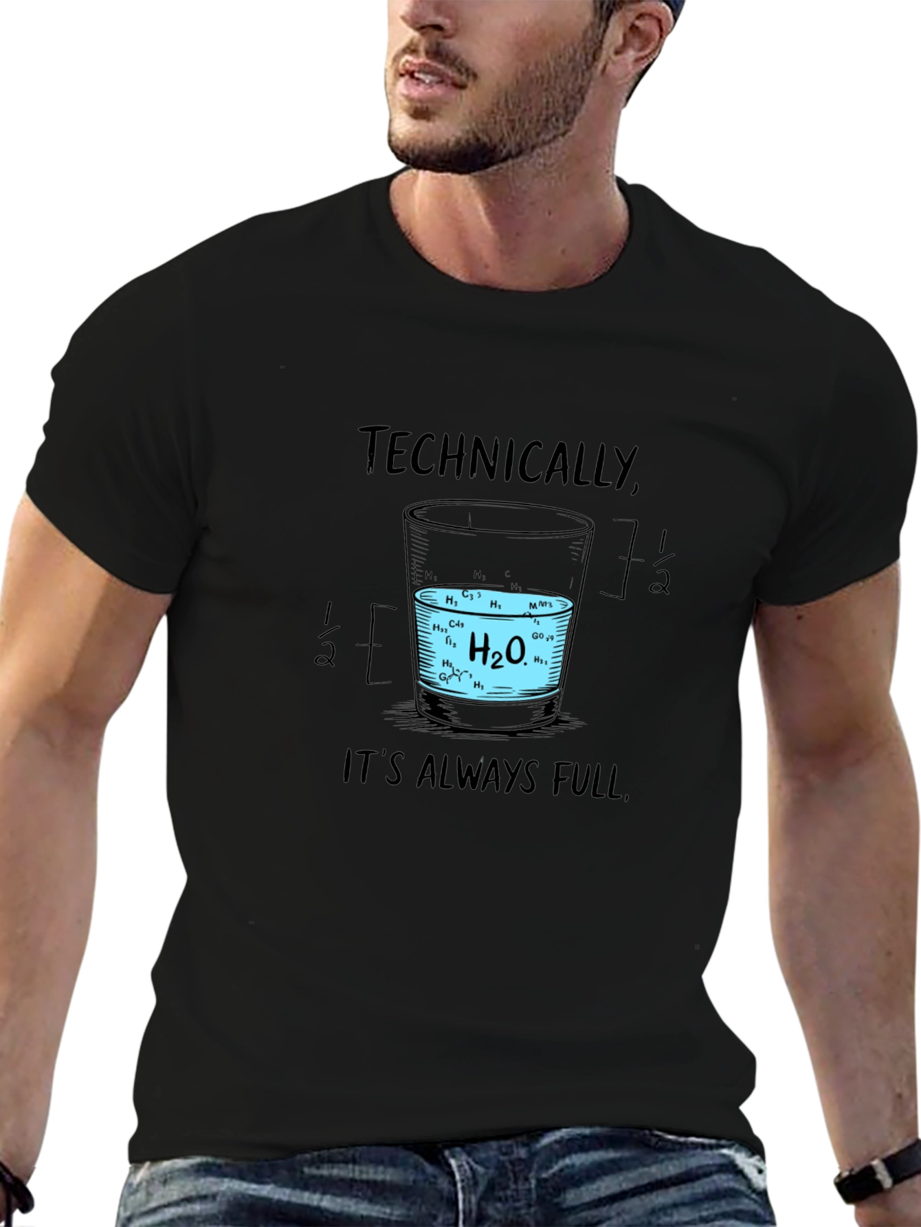 Technically Always Full Science T-Shirt