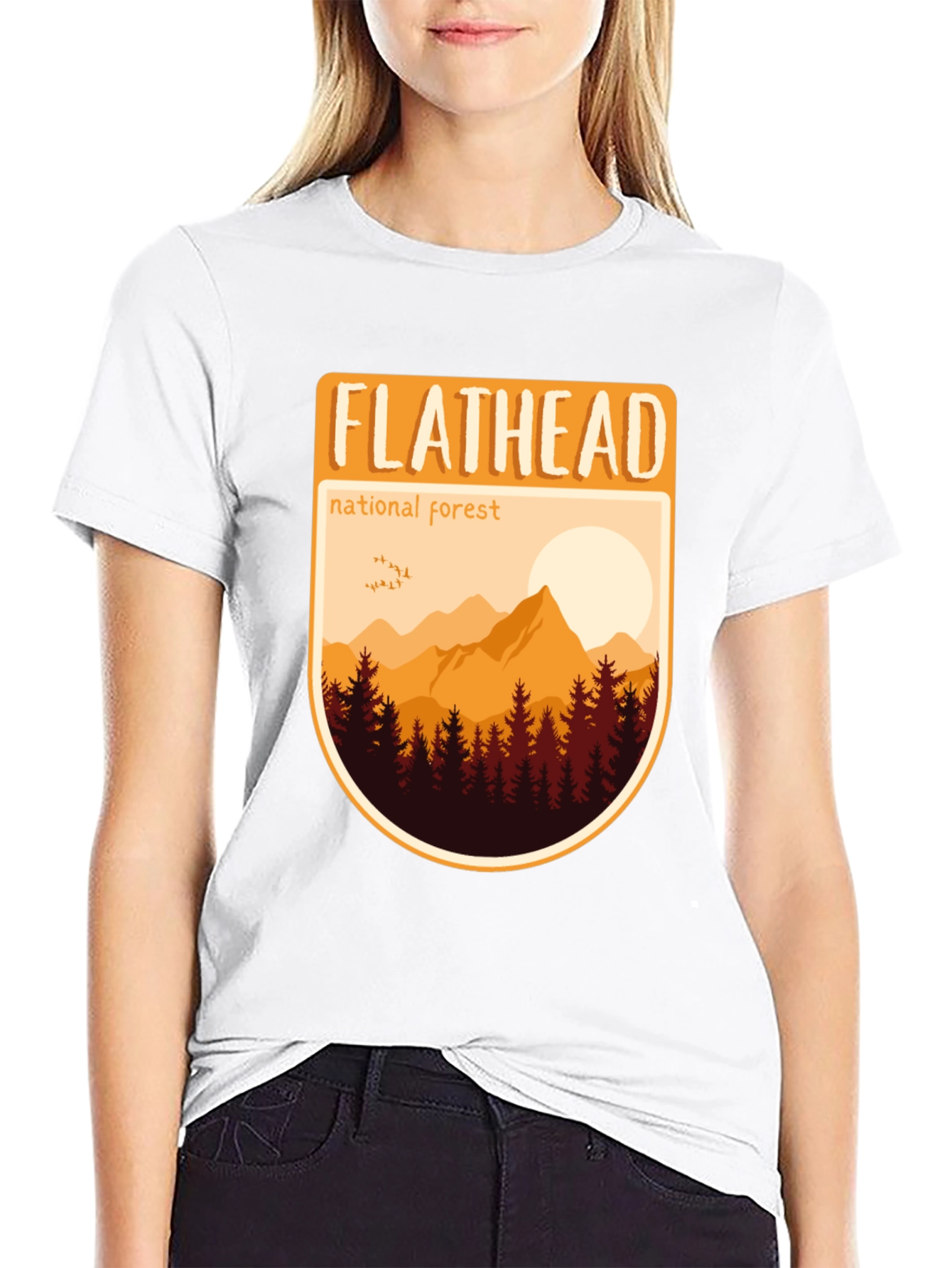 Flathead National Forest Graphic Tee - Nature Lovers