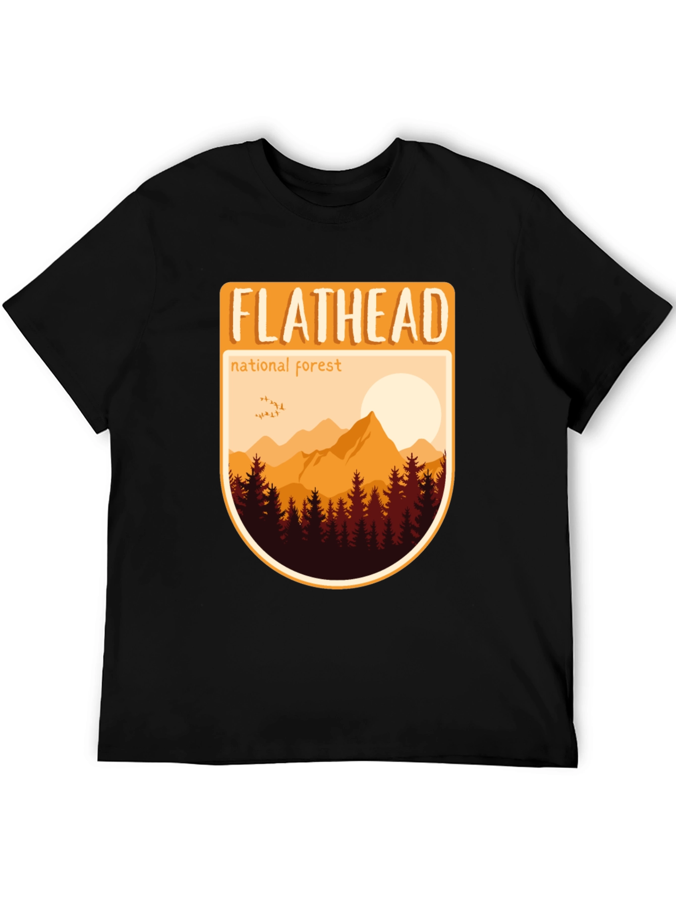 Flathead National Forest Graphic Tee - Nature Lovers