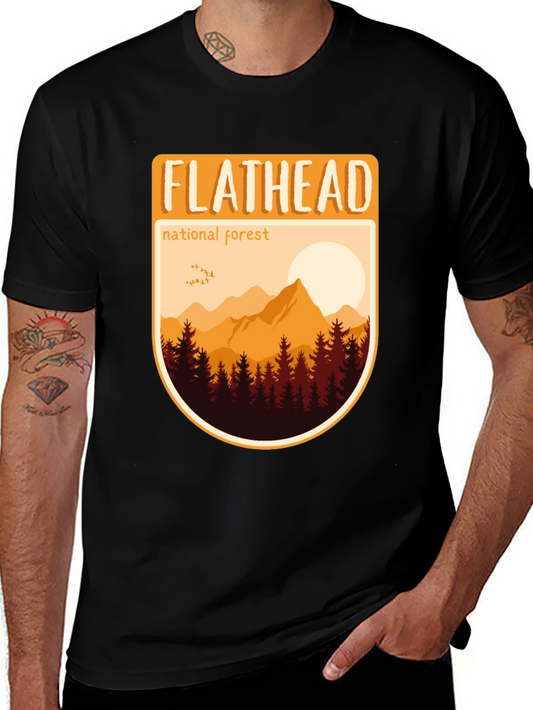 Flathead National Forest Graphic Tee - Nature Lovers