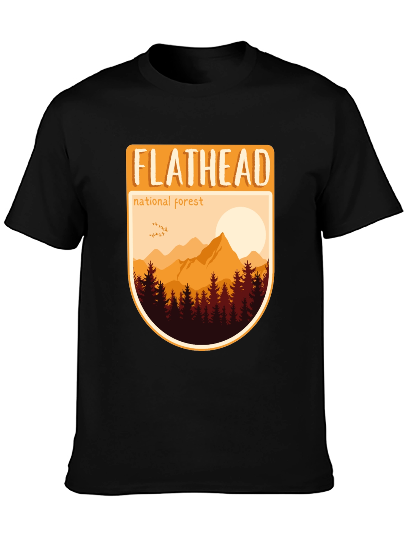 Flathead National Forest Graphic Tee - Nature Lovers
