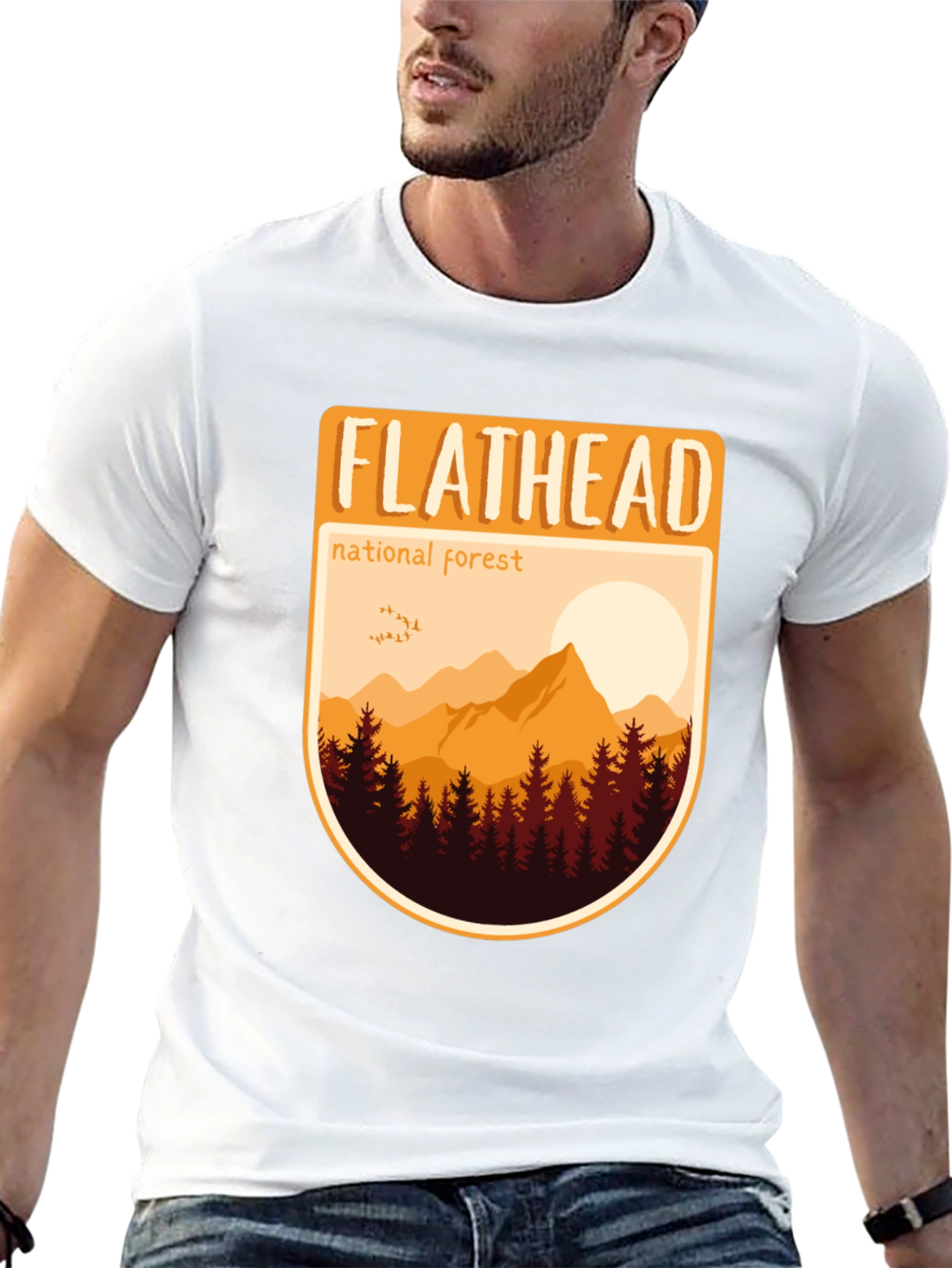 Flathead National Forest Graphic Tee - Nature Lovers