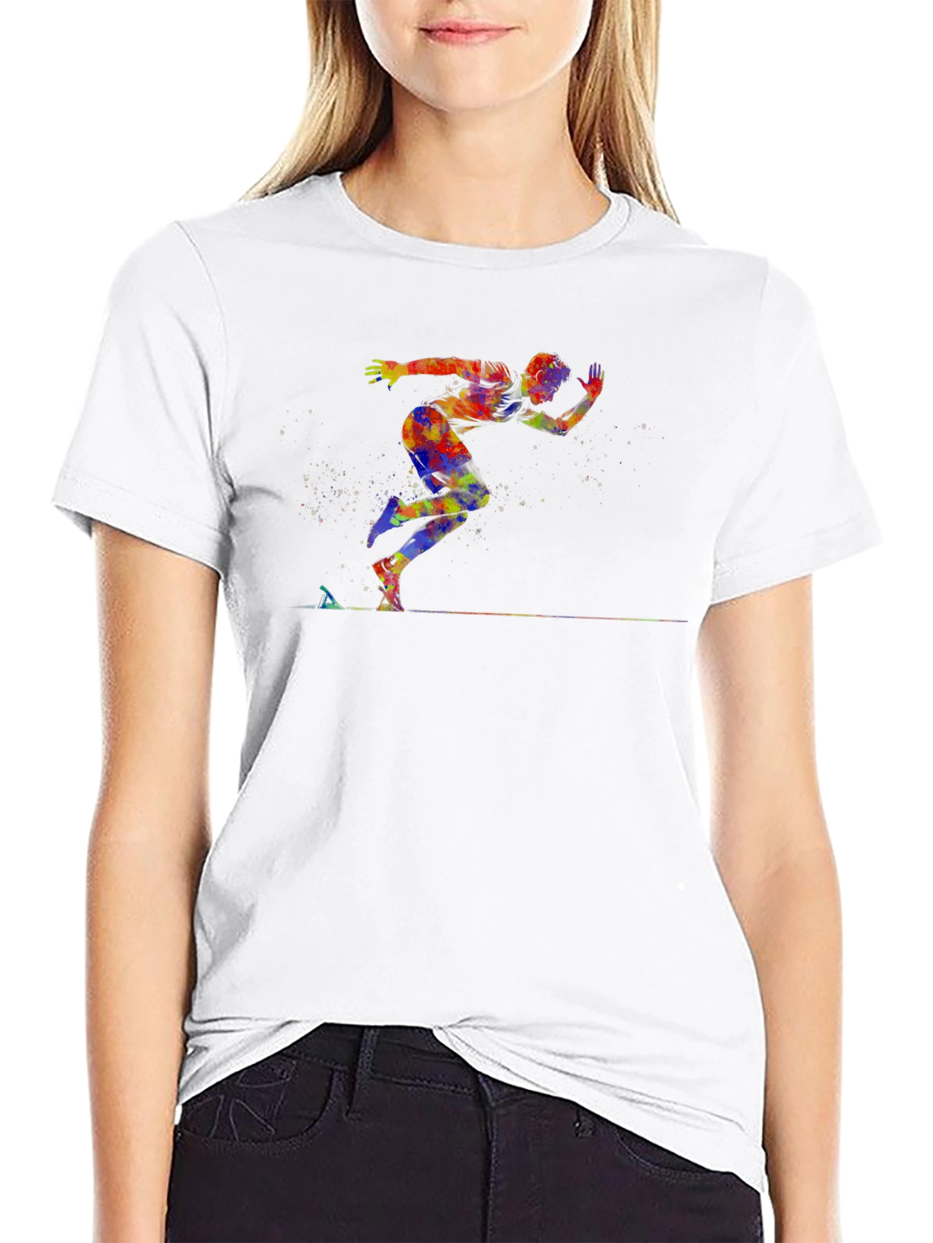 Runner Graphic Tee - Black