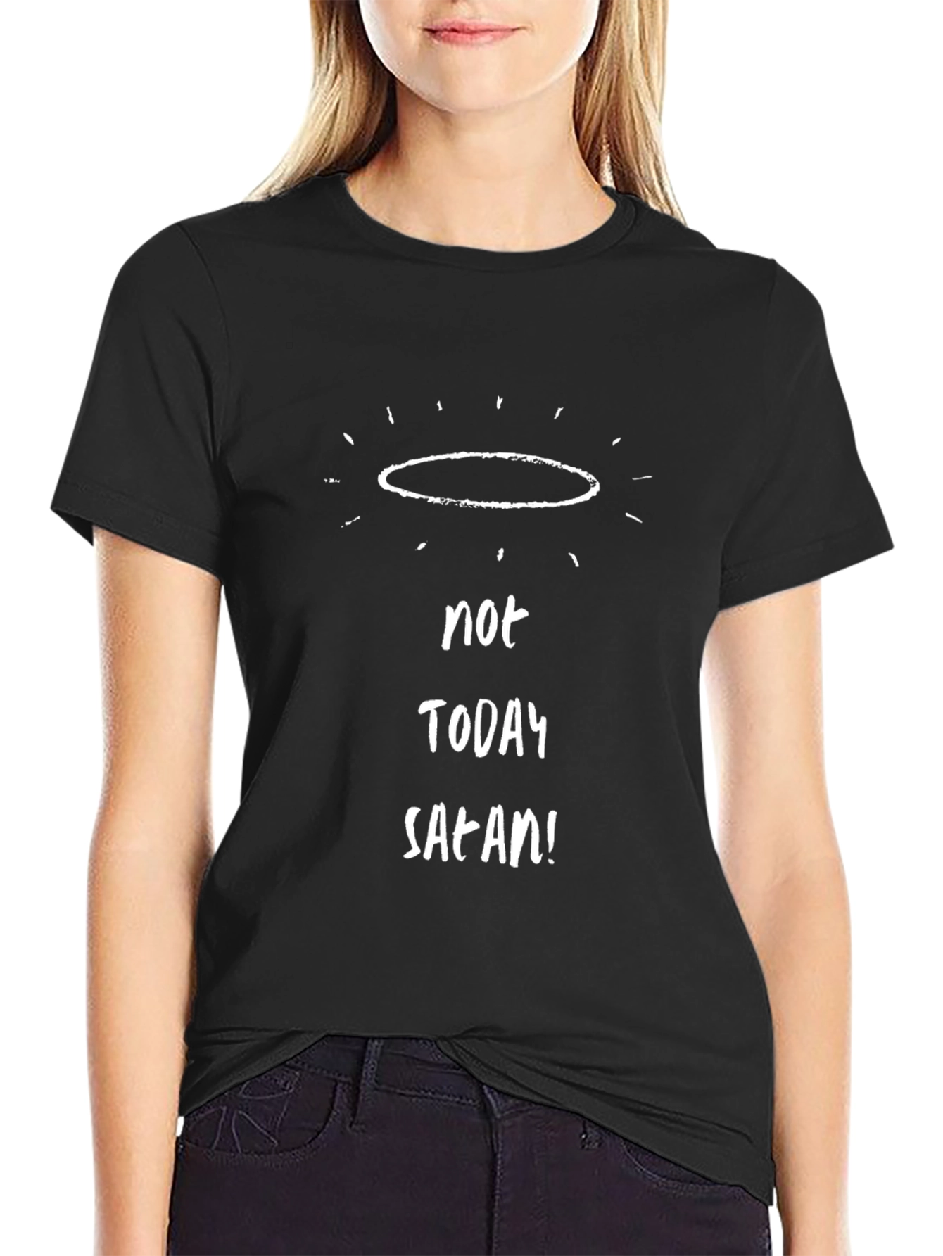 Not Today Satan Graphic Tee