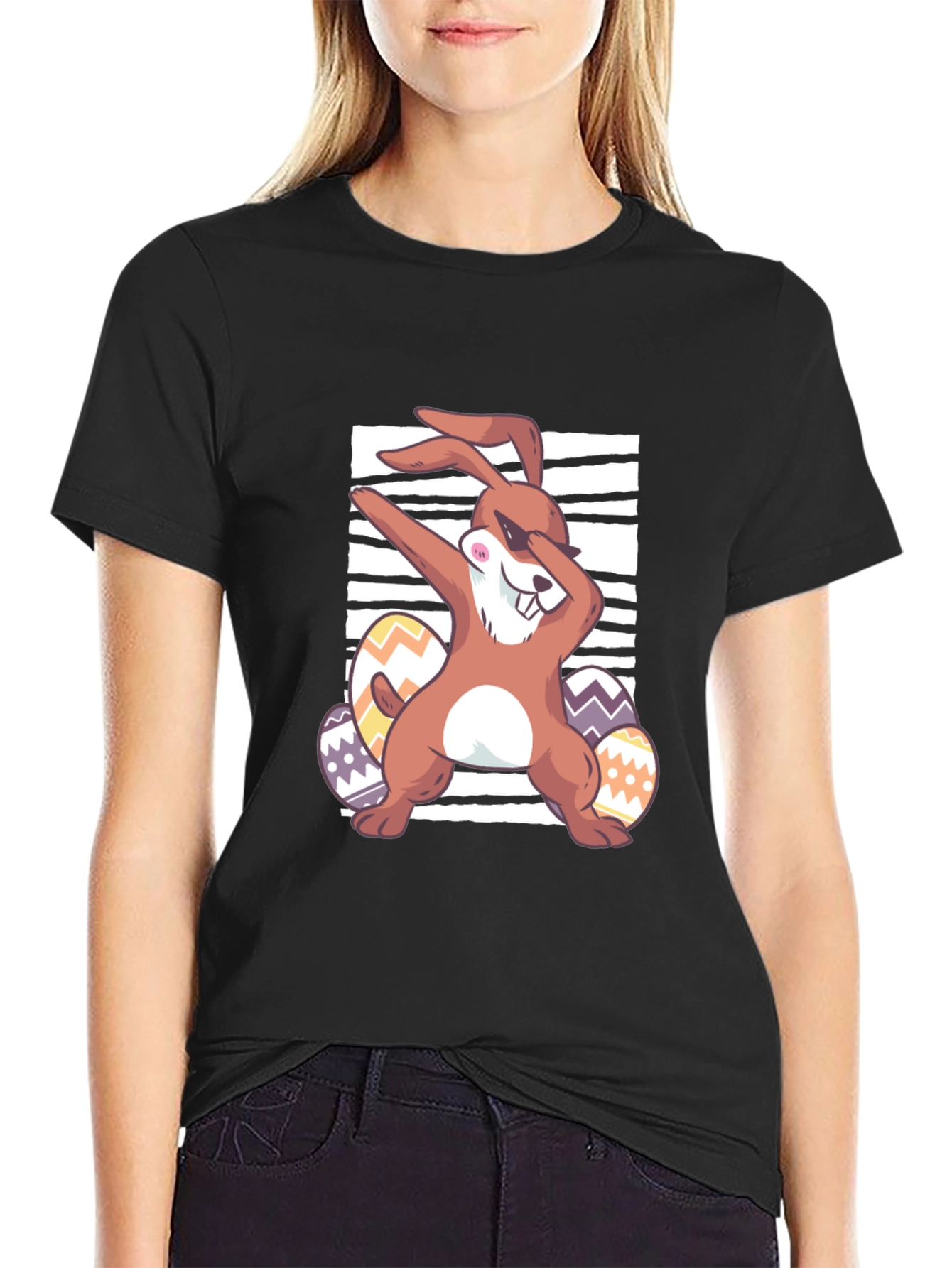 Easter Bunny Dabbing T-Shirt