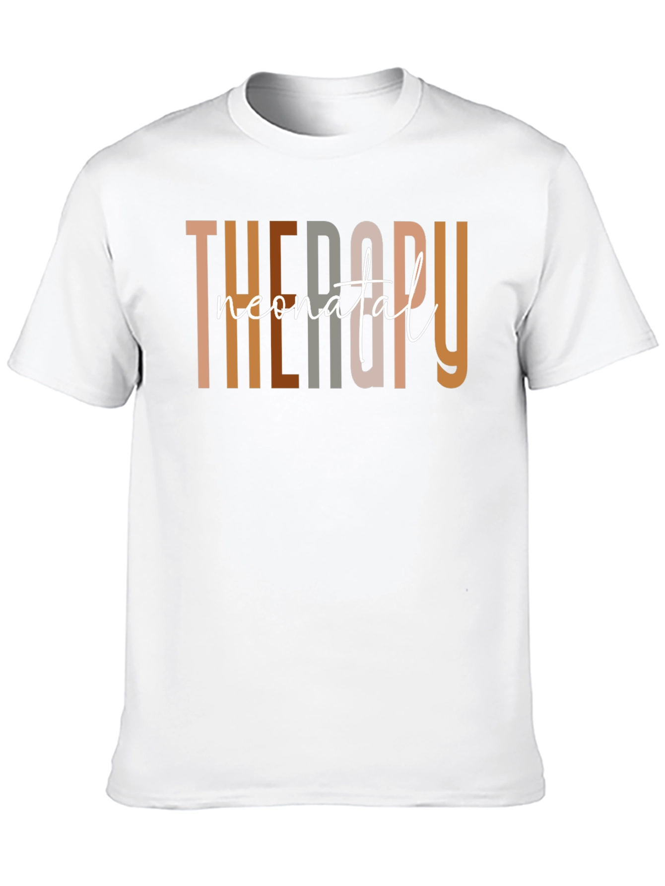 Neonatal Therapy Black Cotton T-Shirt