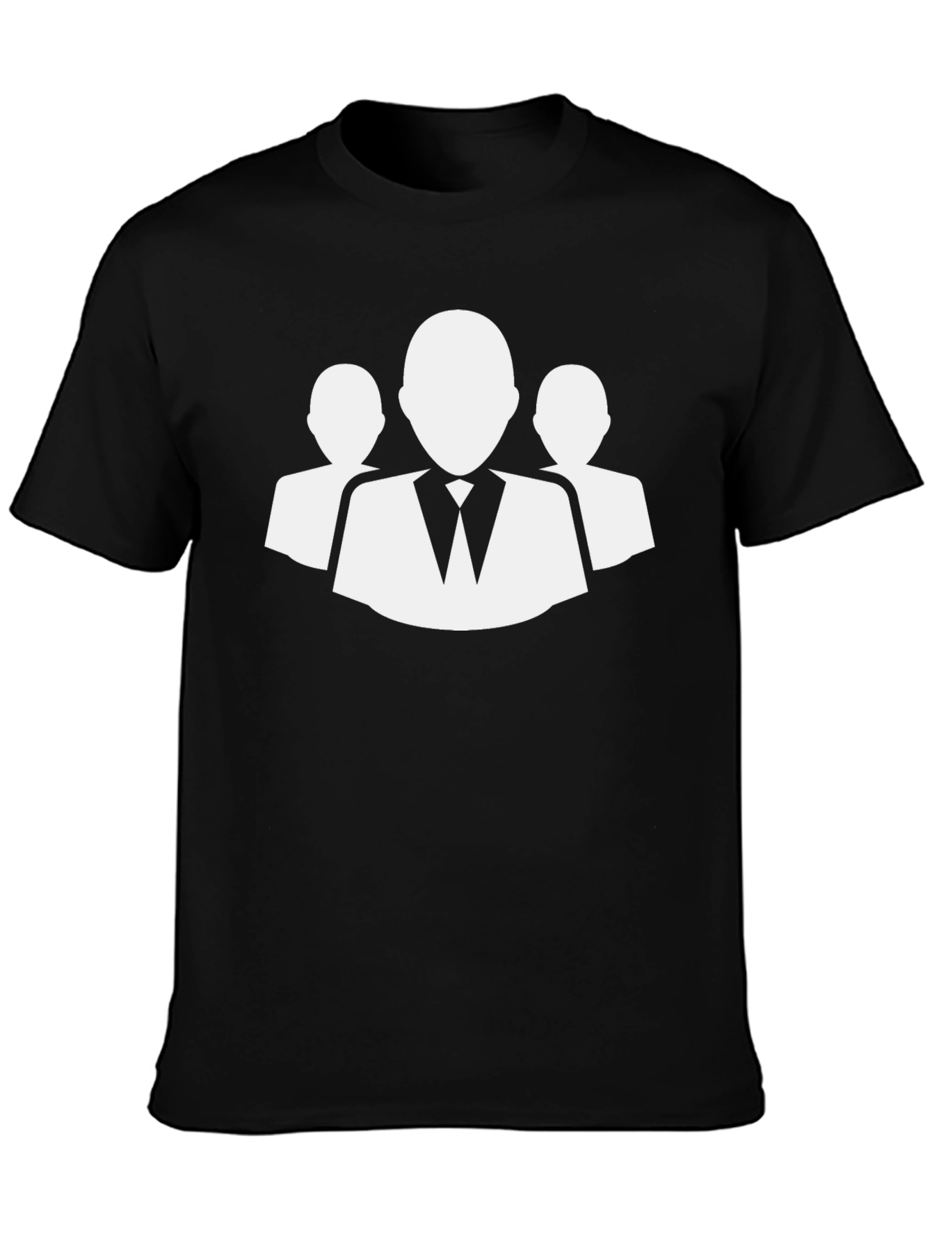 Teamwork T-Shirt - Black Cotton Blend