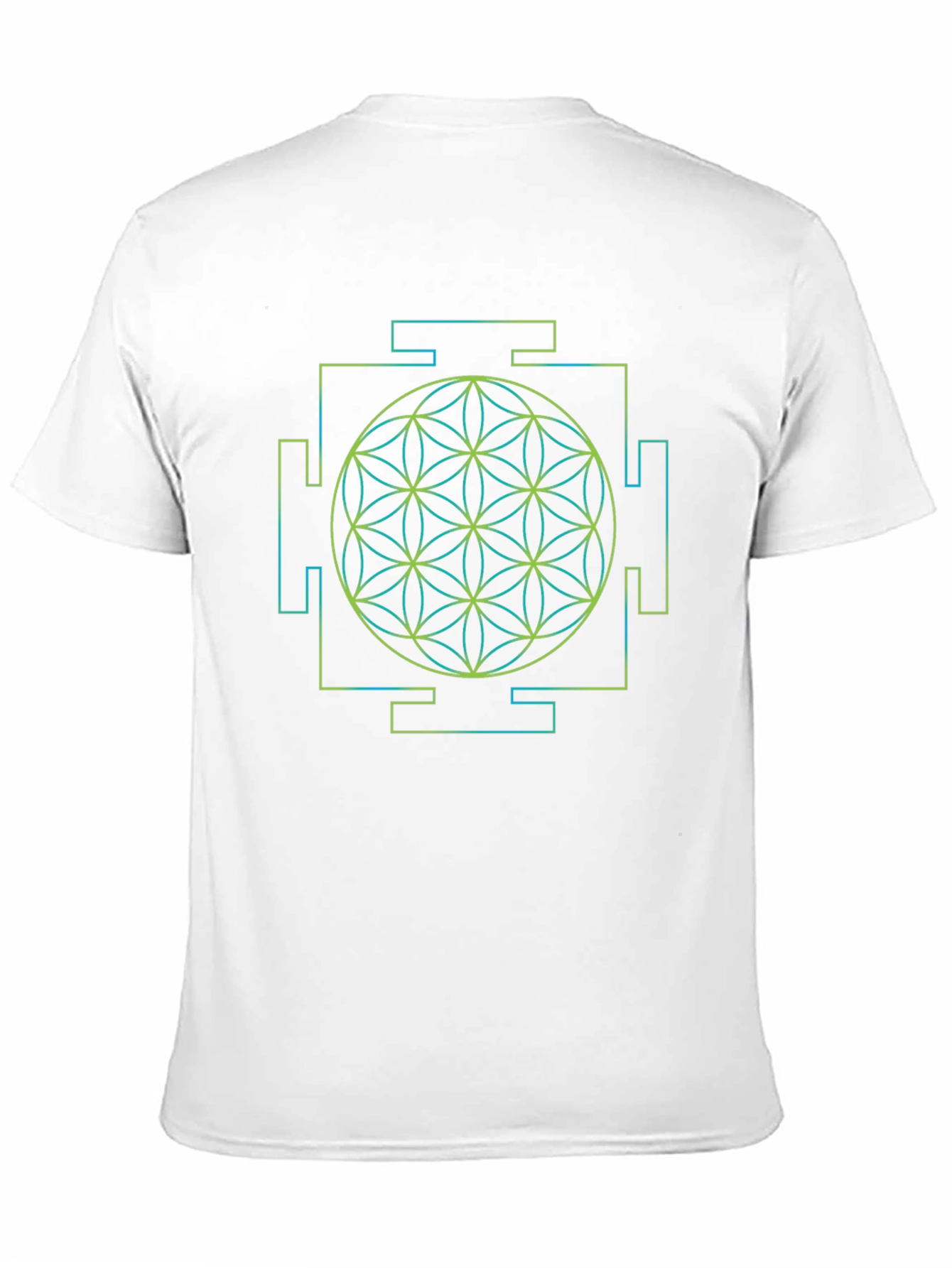 Geometric Flower of Life Yantra T-Shirt