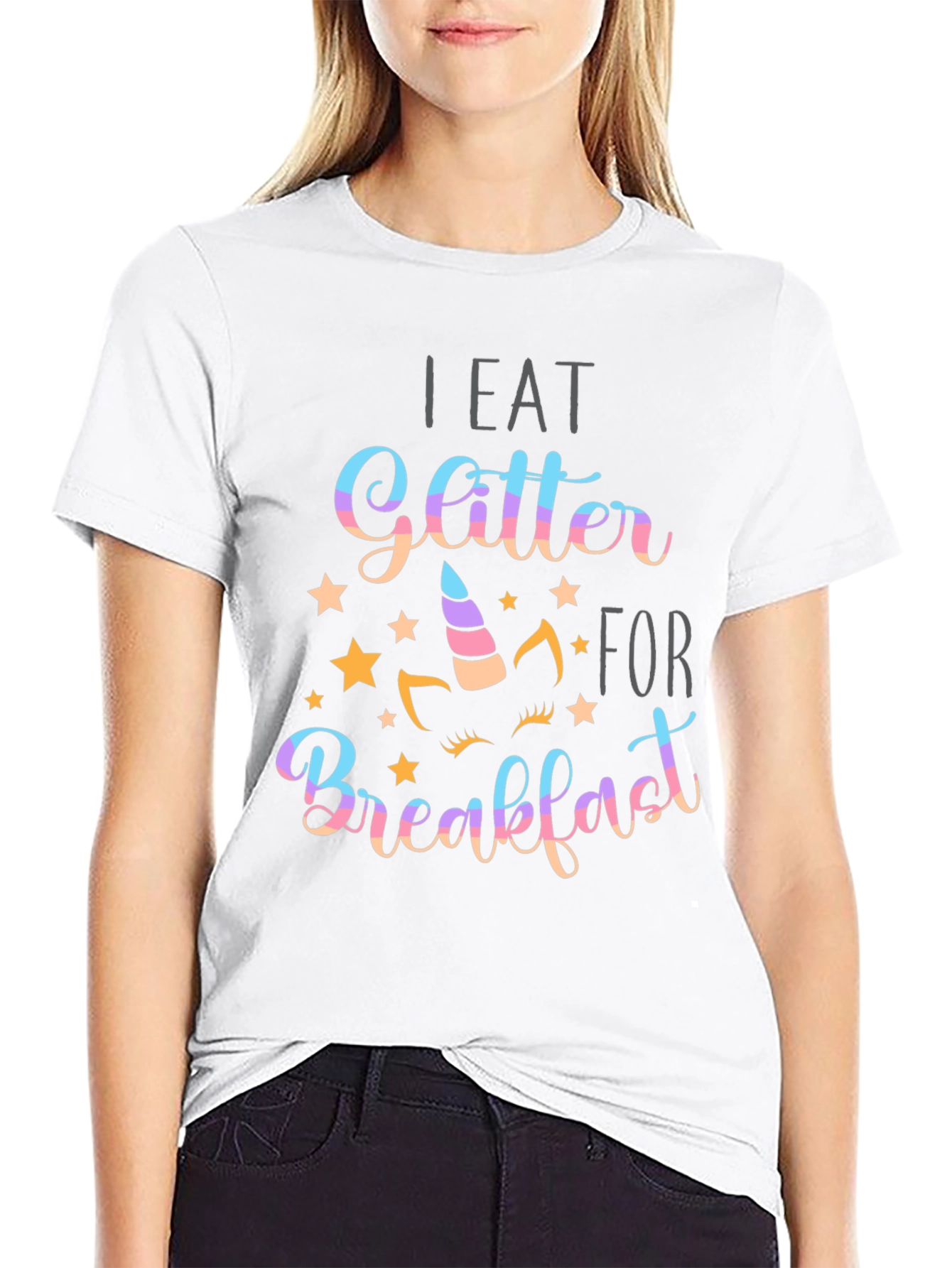 I Eat Glitter for Breakfast Graphic Tee