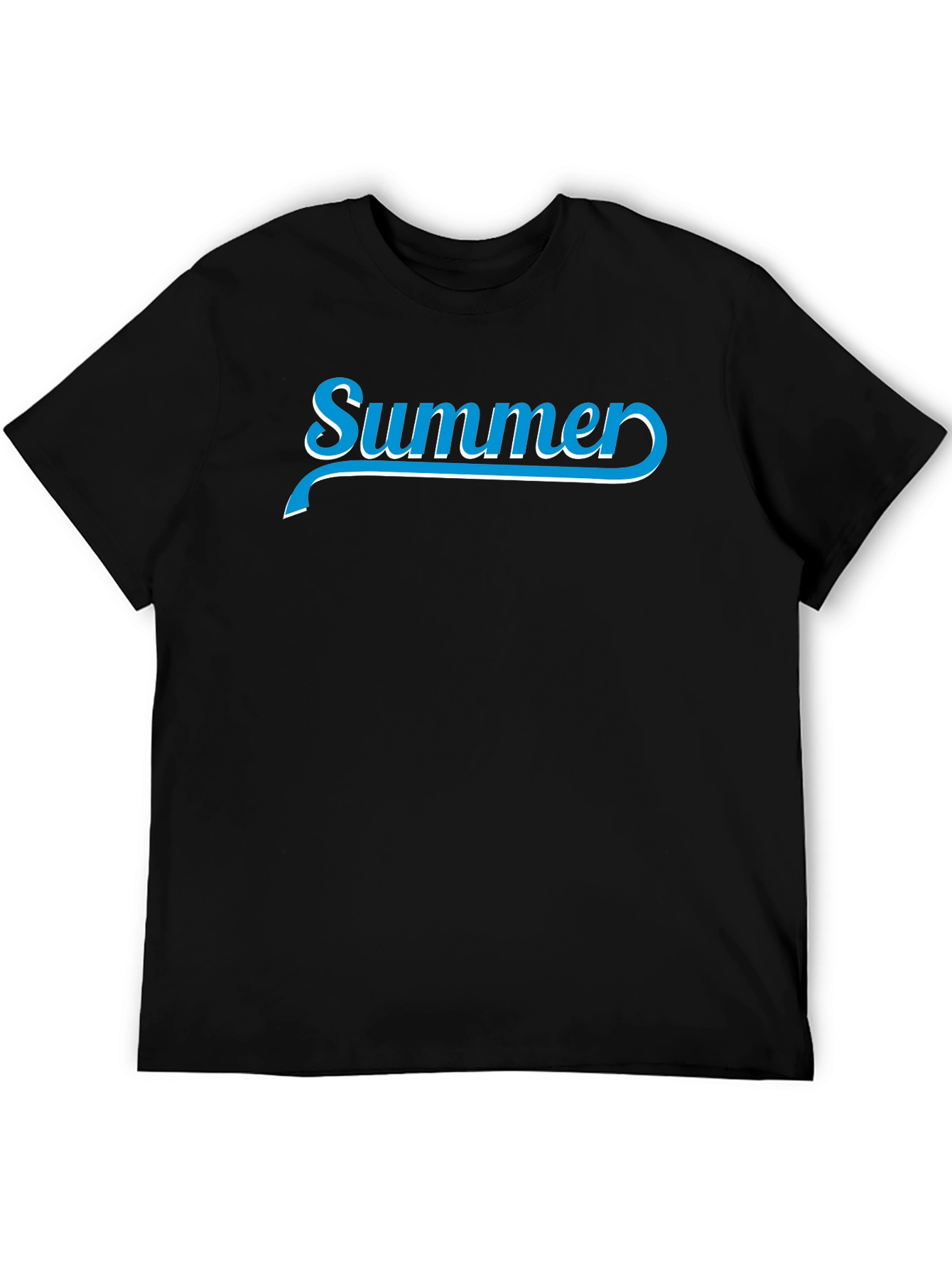 Summer Graphic T-Shirt - Black