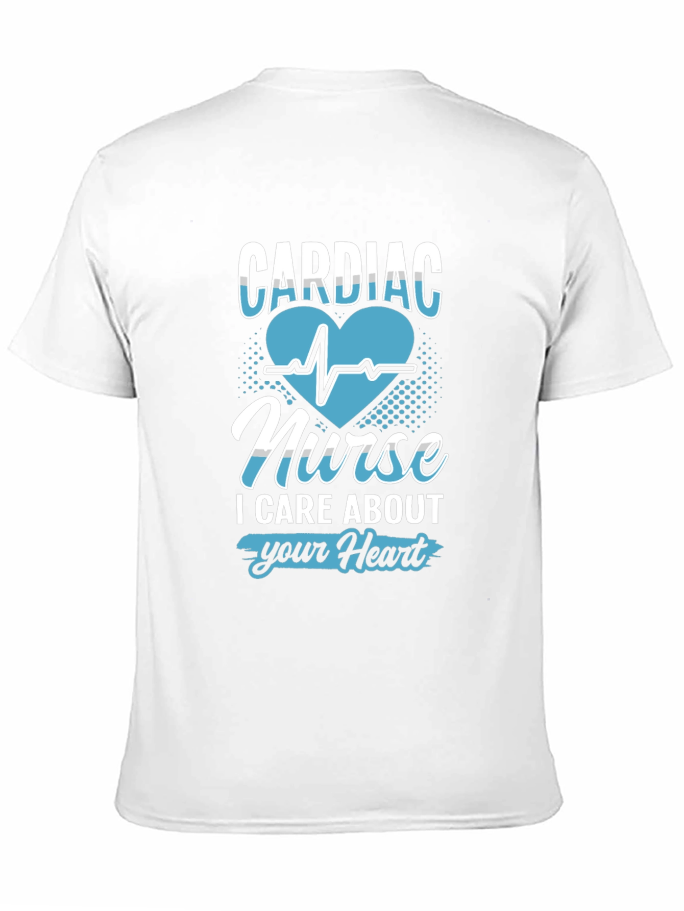 Cardiac Nurse Heartbeat Graphic T-Shirt