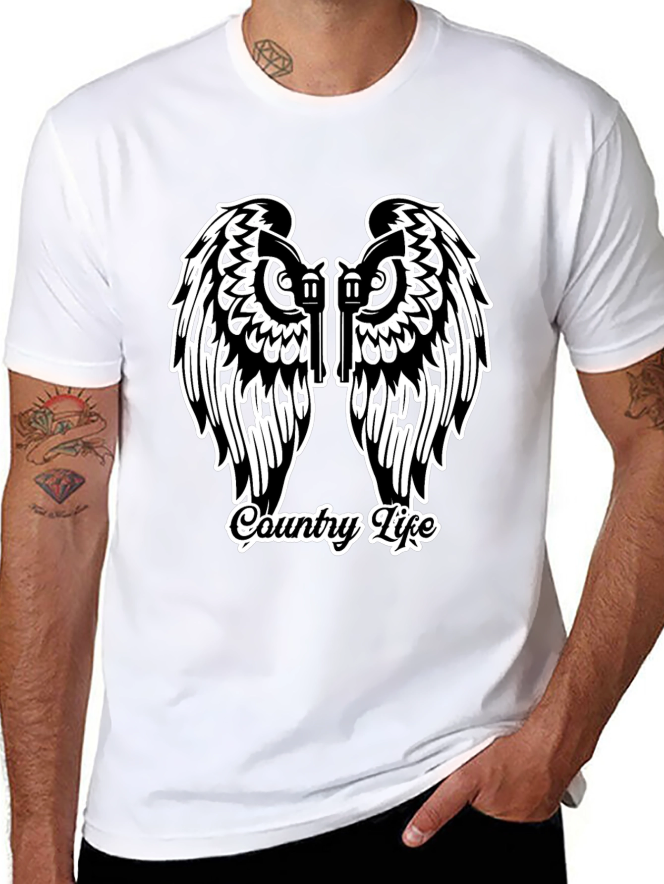 Country Life Wings Graphic T-Shirt