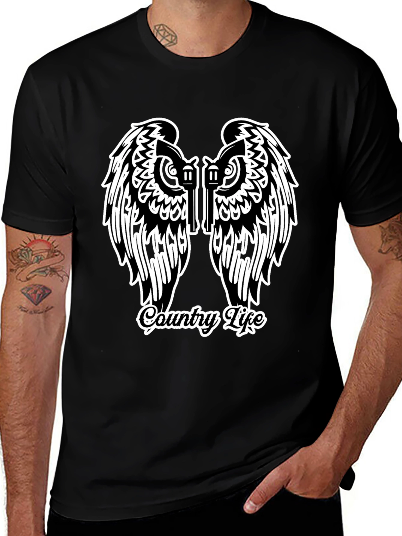 Country Life Wings Graphic T-Shirt