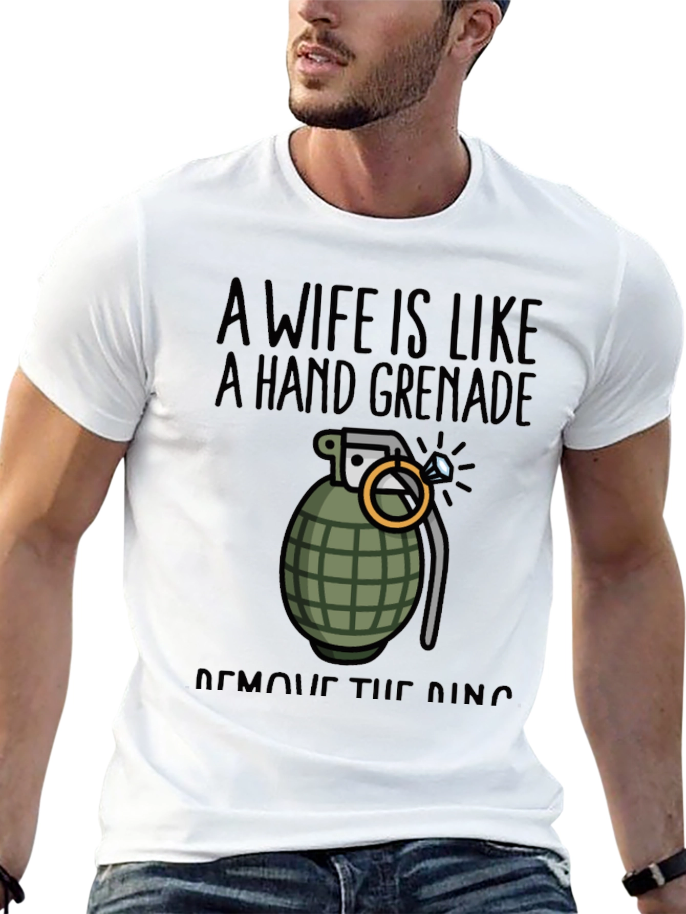 Wife Hand Grenade Graphic Tee - Funny T-Shirt