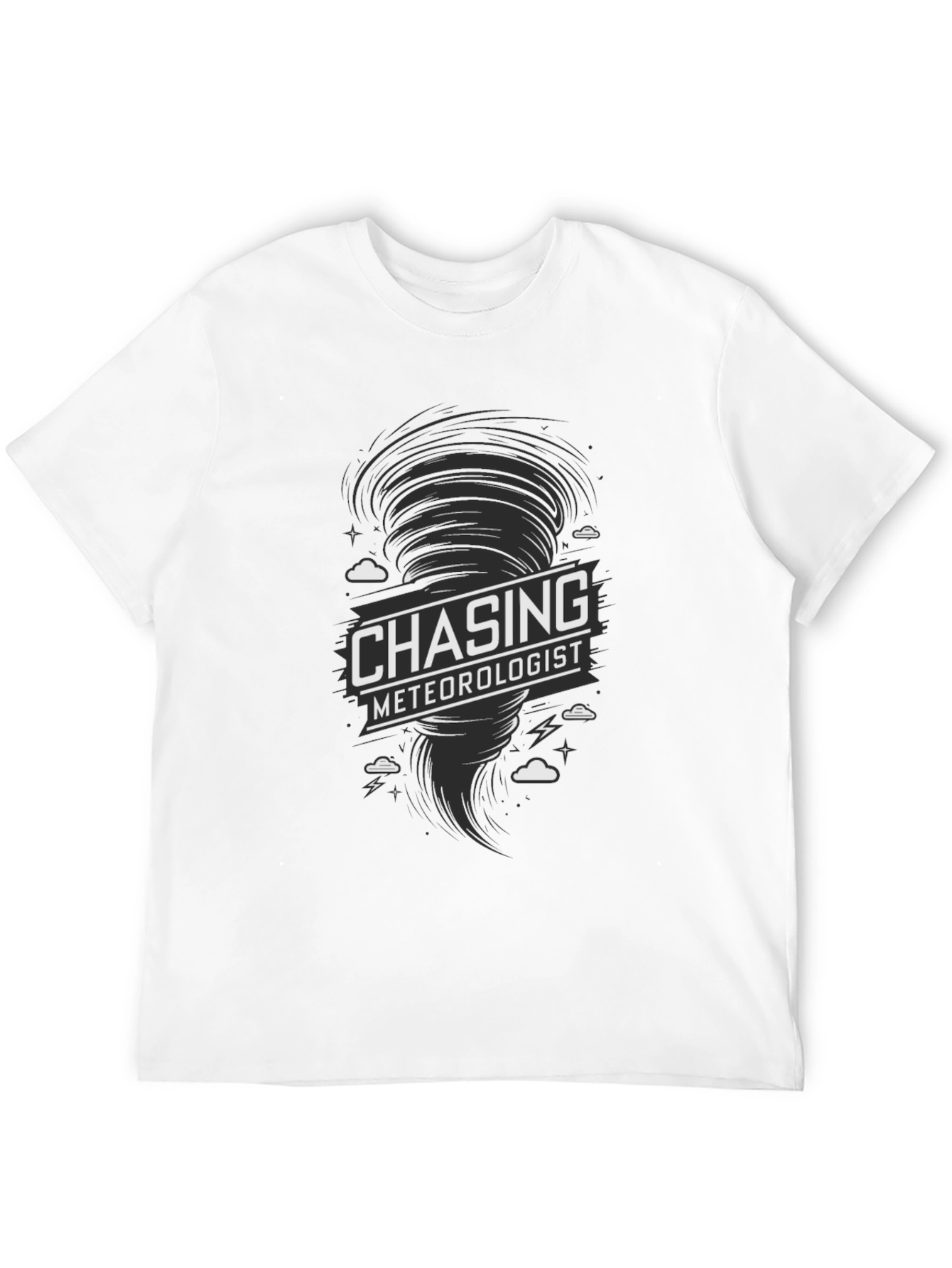 Chasing Meteorologist Tornado Graphic T-Shirt