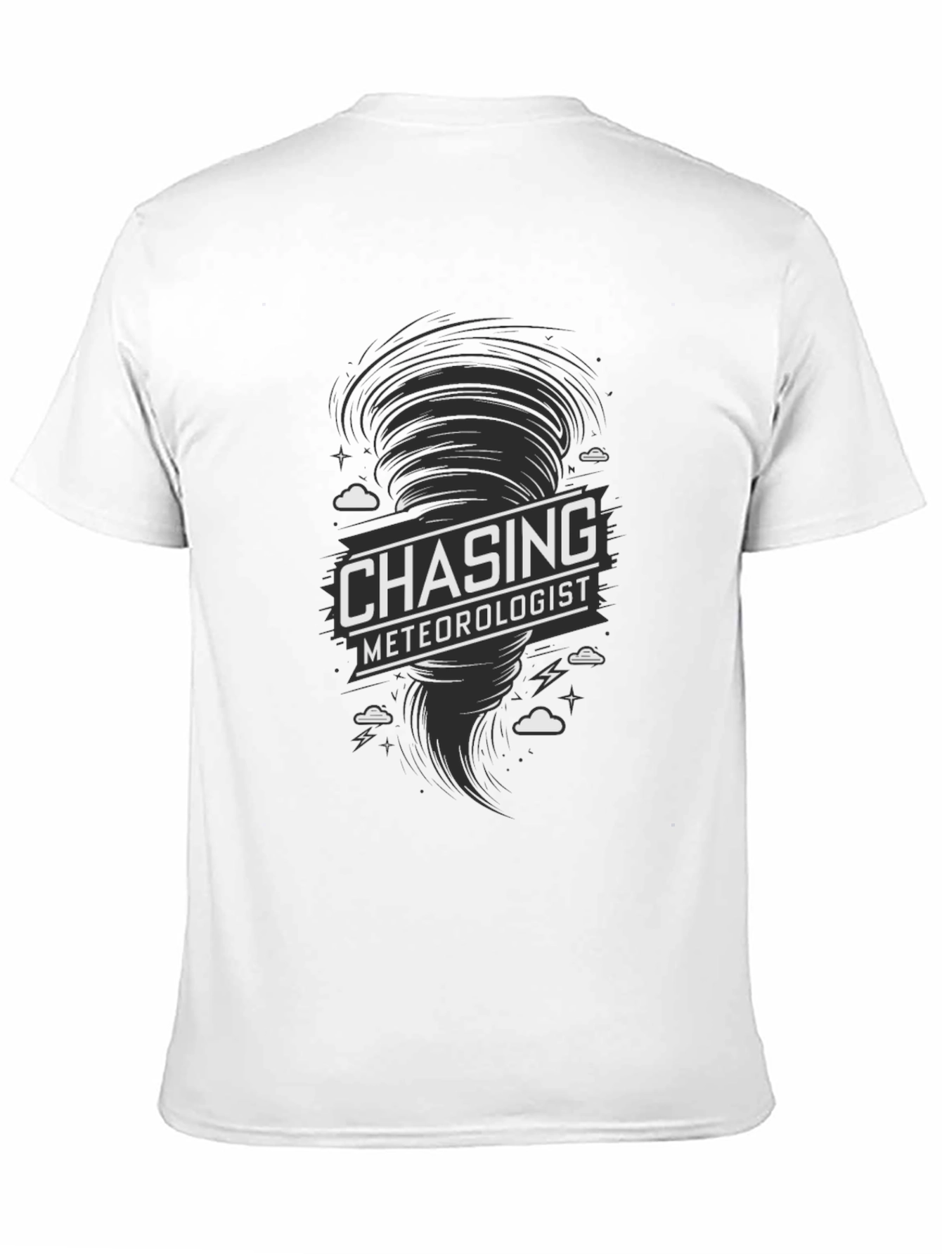 Chasing Meteorologist Tornado Graphic T-Shirt
