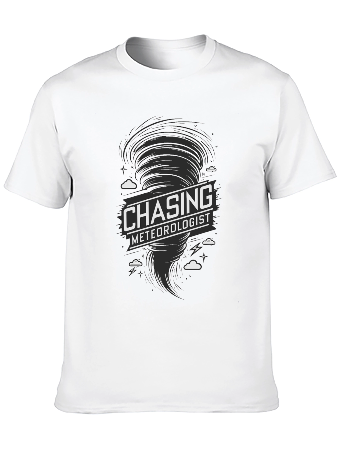 Chasing Meteorologist Tornado Graphic T-Shirt