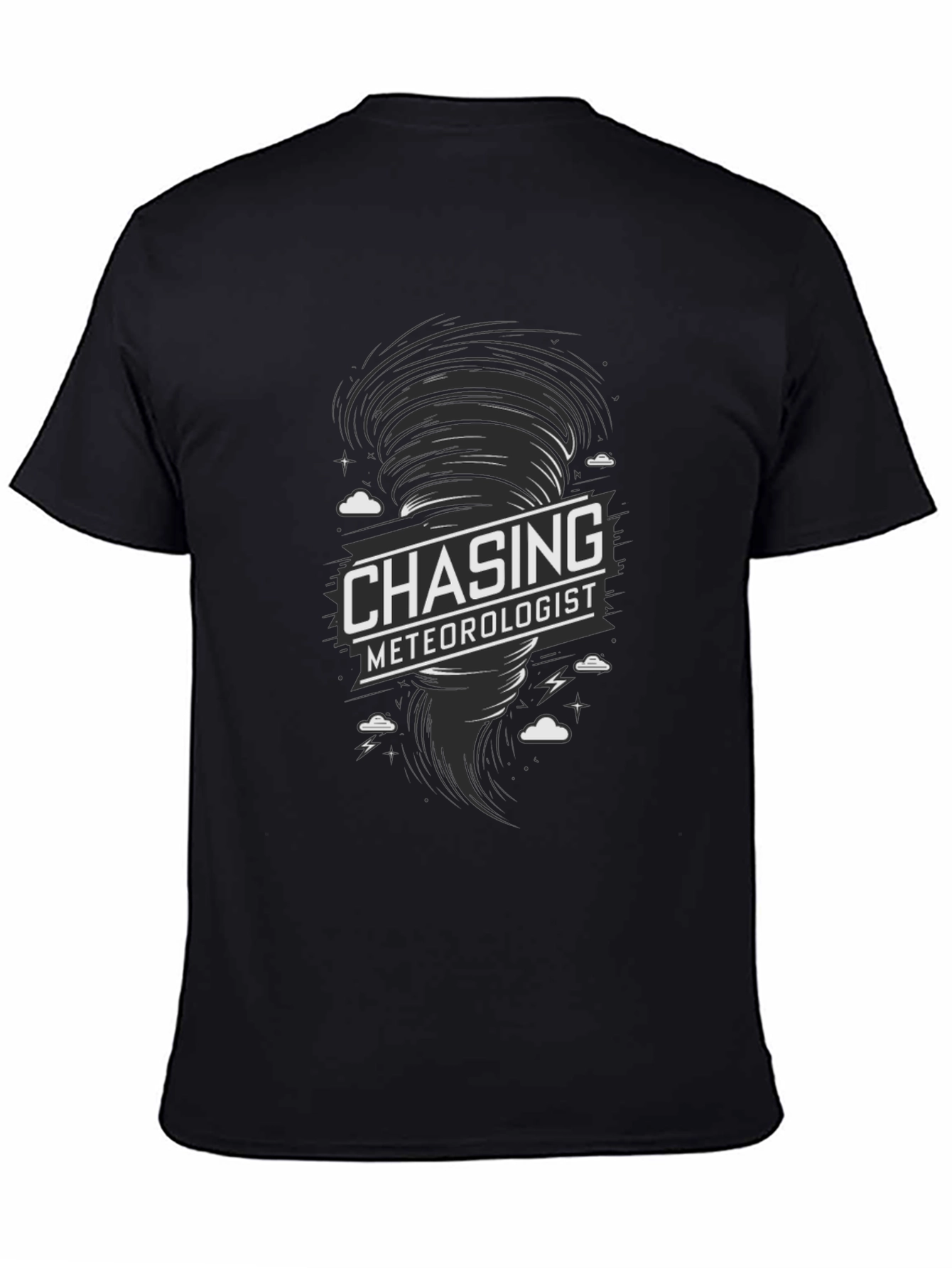 Chasing Meteorologist Tornado Graphic T-Shirt