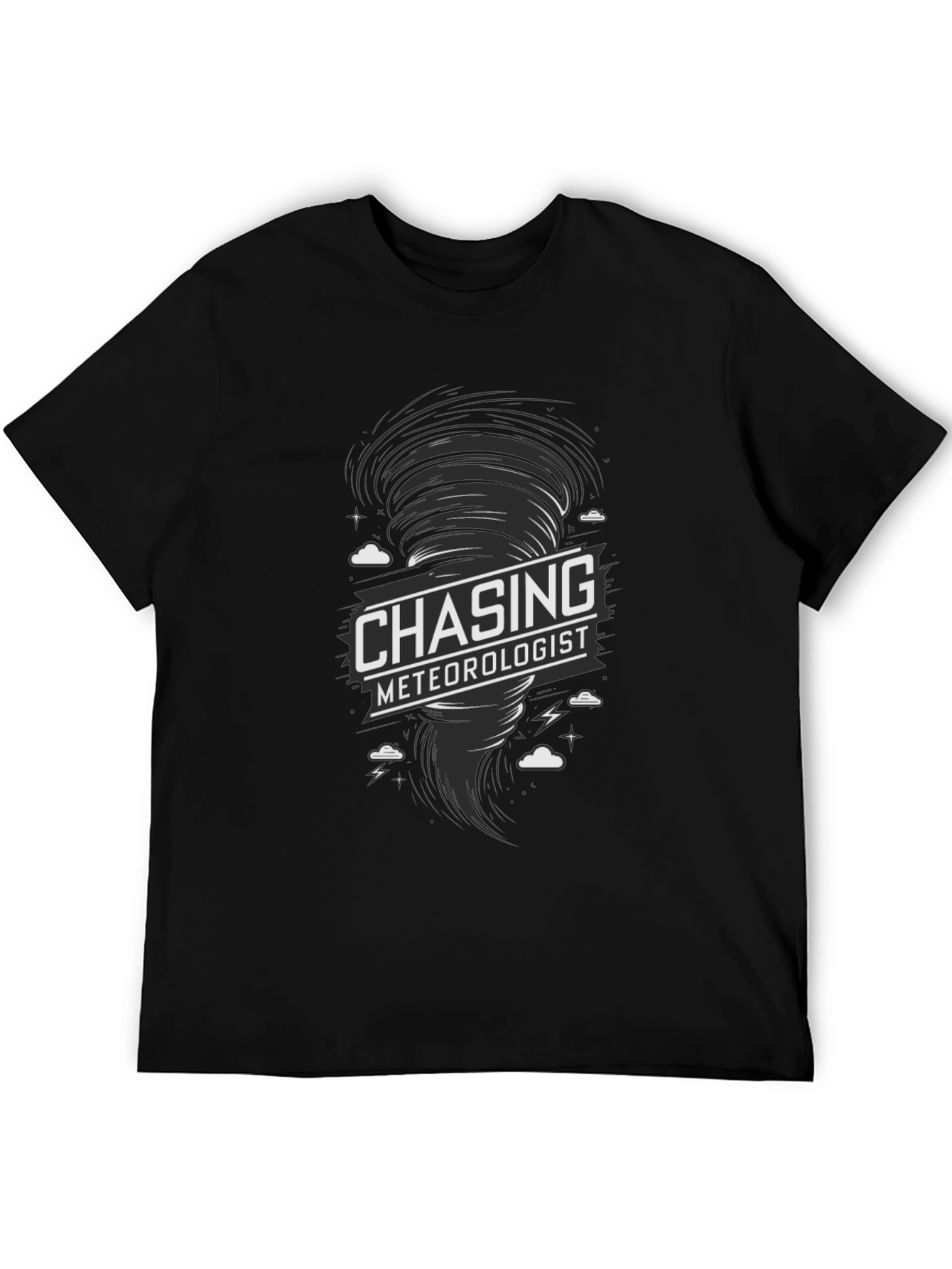 Chasing Meteorologist Tornado Graphic T-Shirt