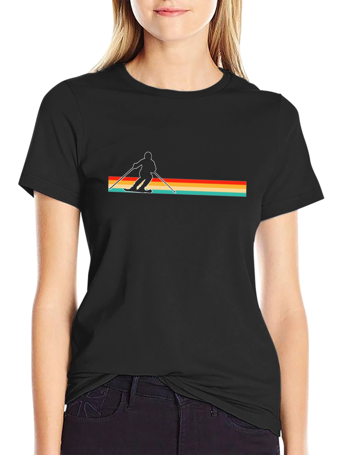Retro Ski Silhouette T-Shirt