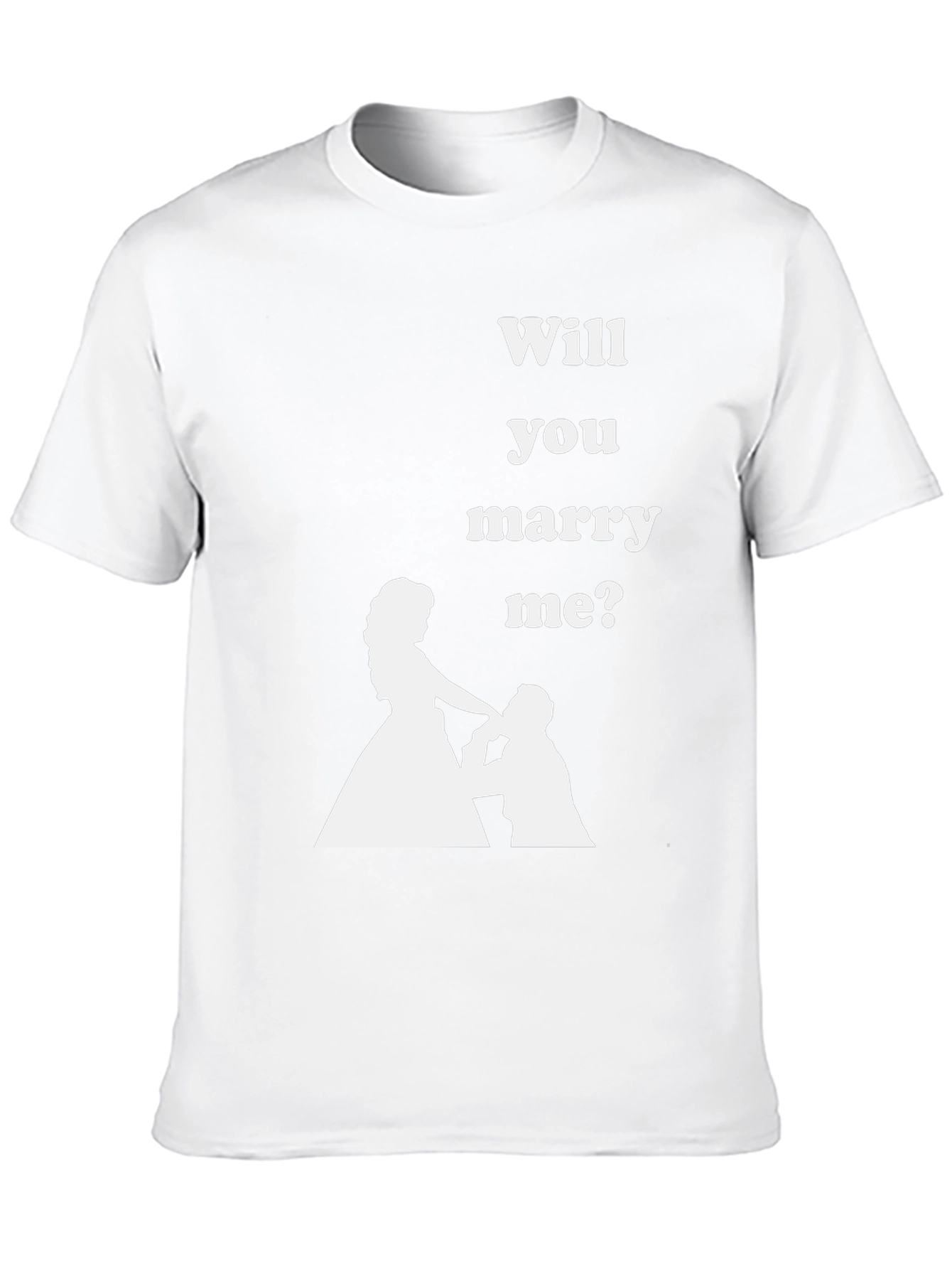 Marry Me Graphic Tee - Proposal T-Shirt