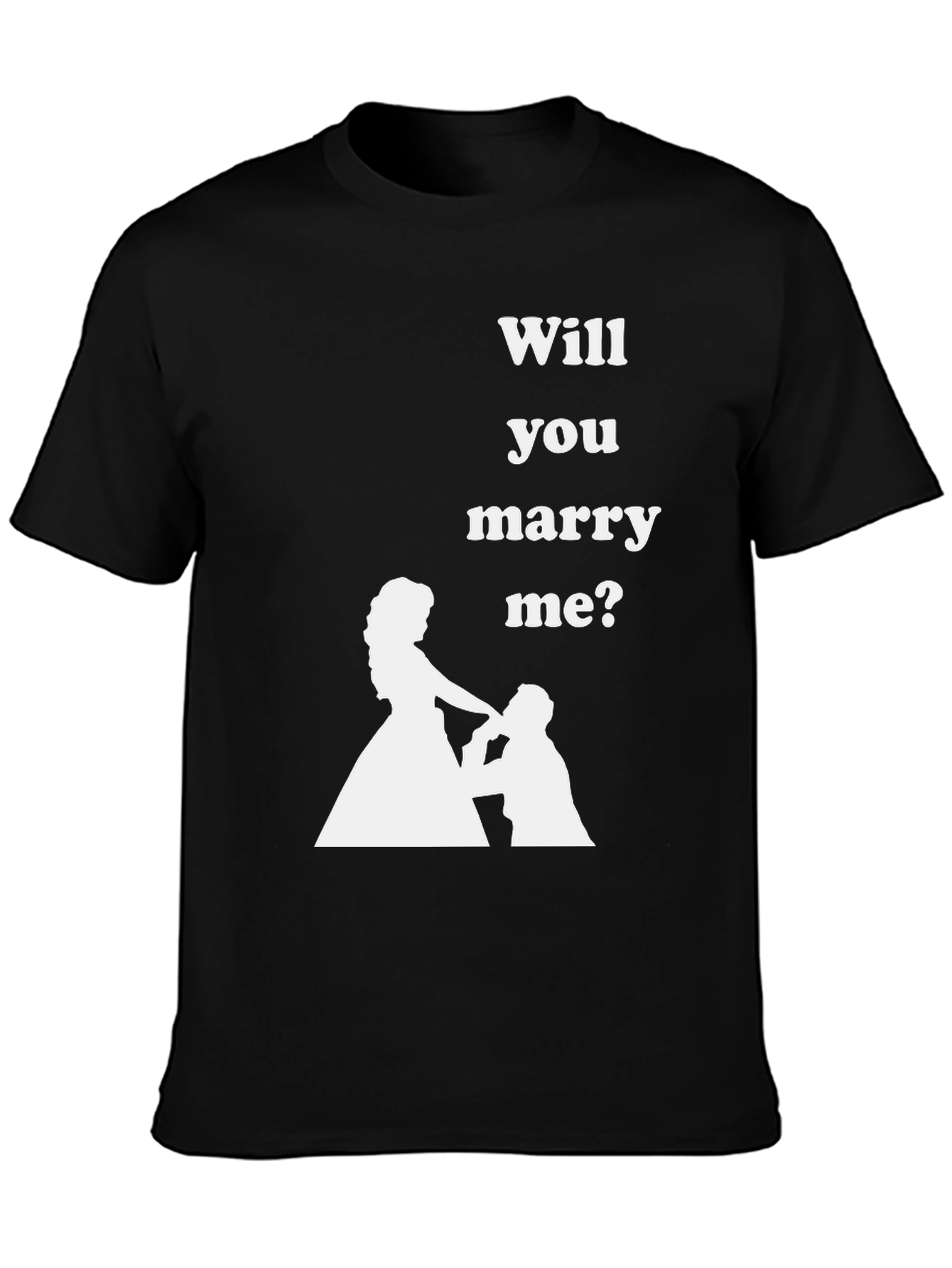Marry Me Graphic Tee - Proposal T-Shirt