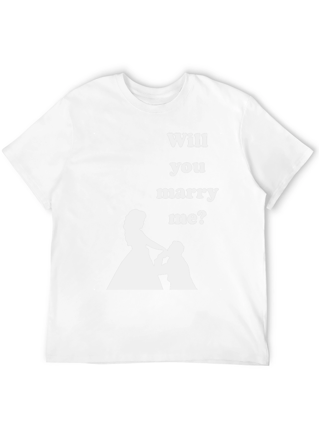 Marry Me Graphic Tee - Proposal T-Shirt