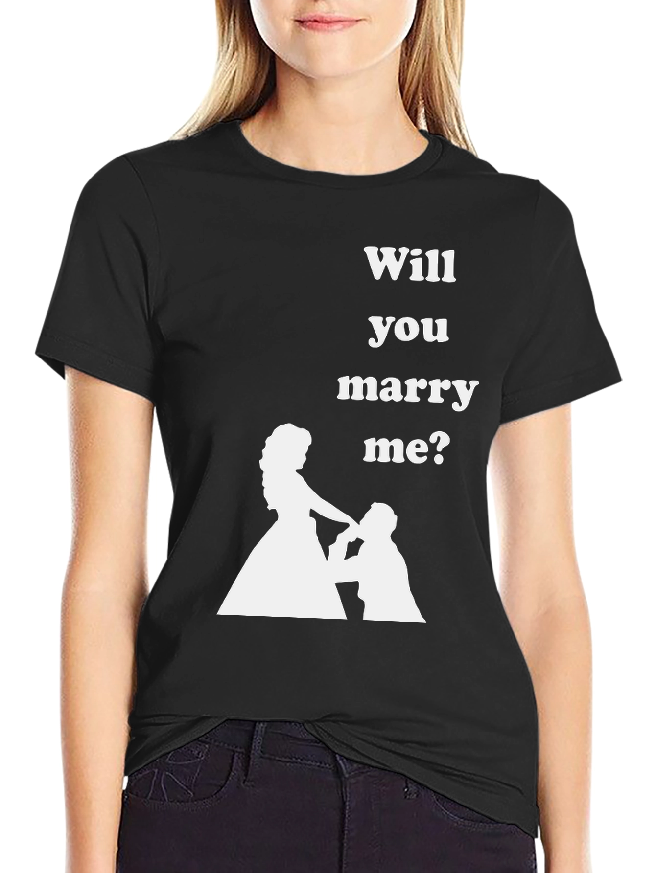 Marry Me Graphic Tee - Proposal T-Shirt