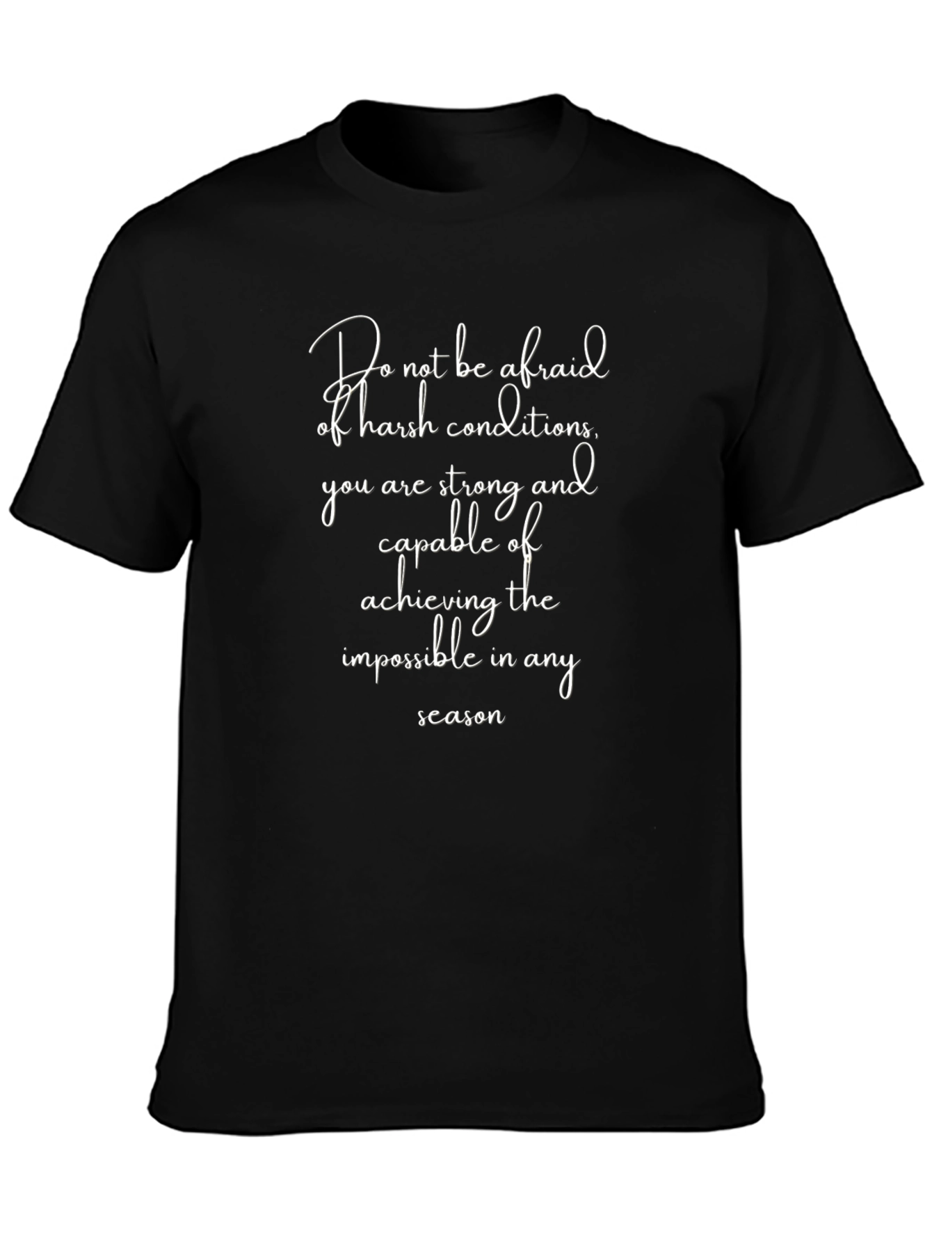 Motivational T-Shirt: Strong & Capable Design