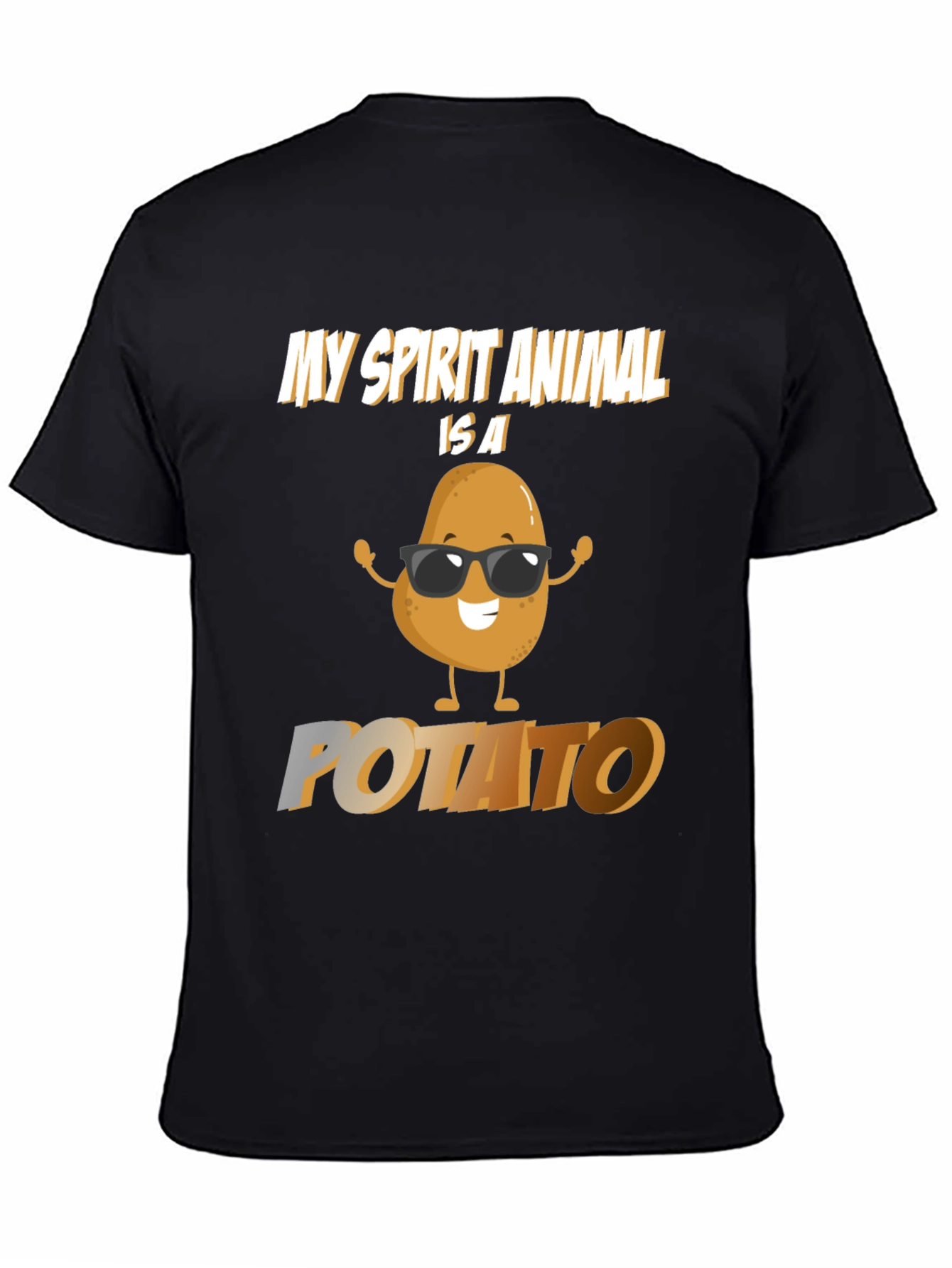 My Spirit Animal Is A Potato Graphic T-Shirt