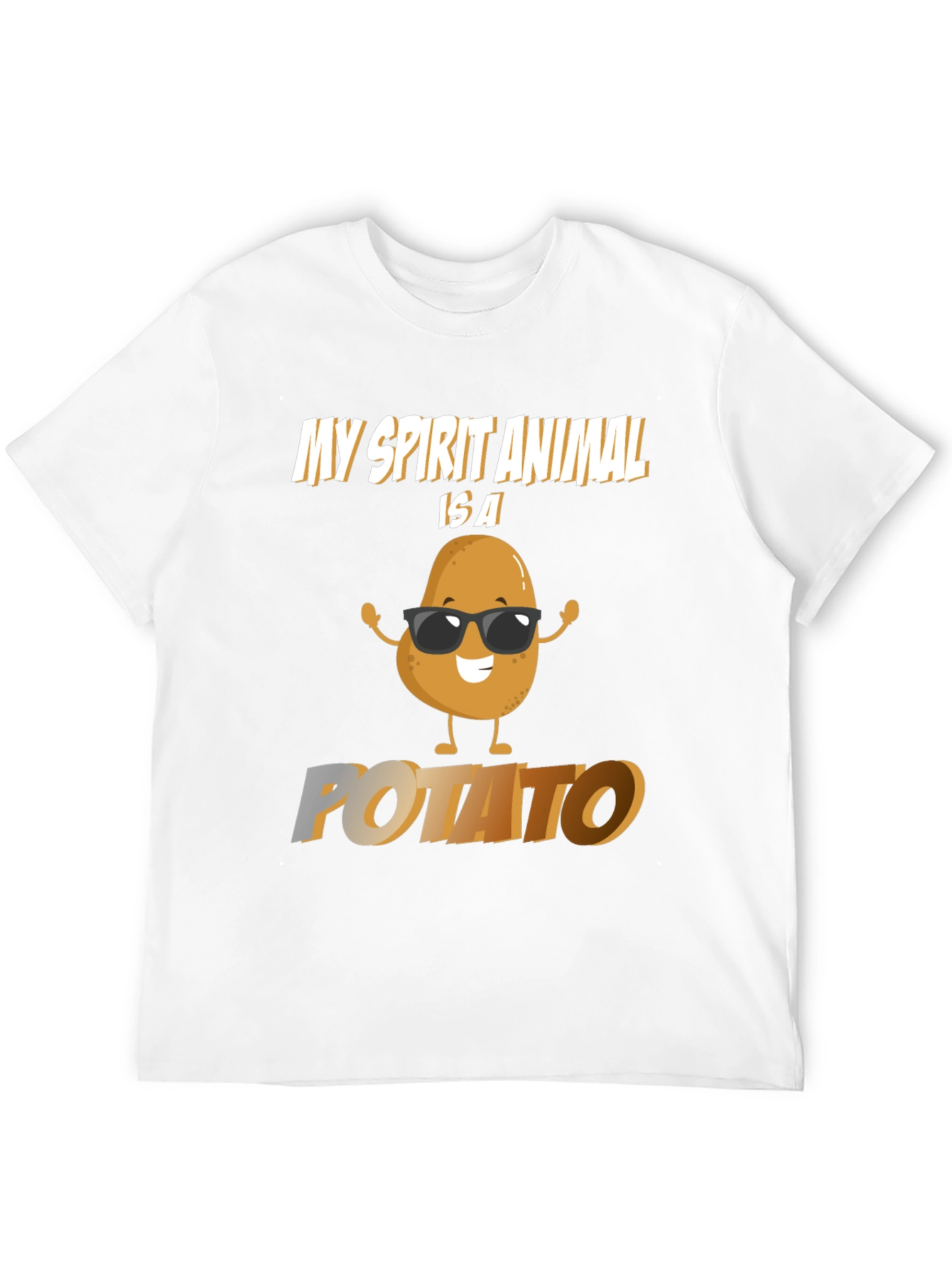 My Spirit Animal Is A Potato Graphic T-Shirt