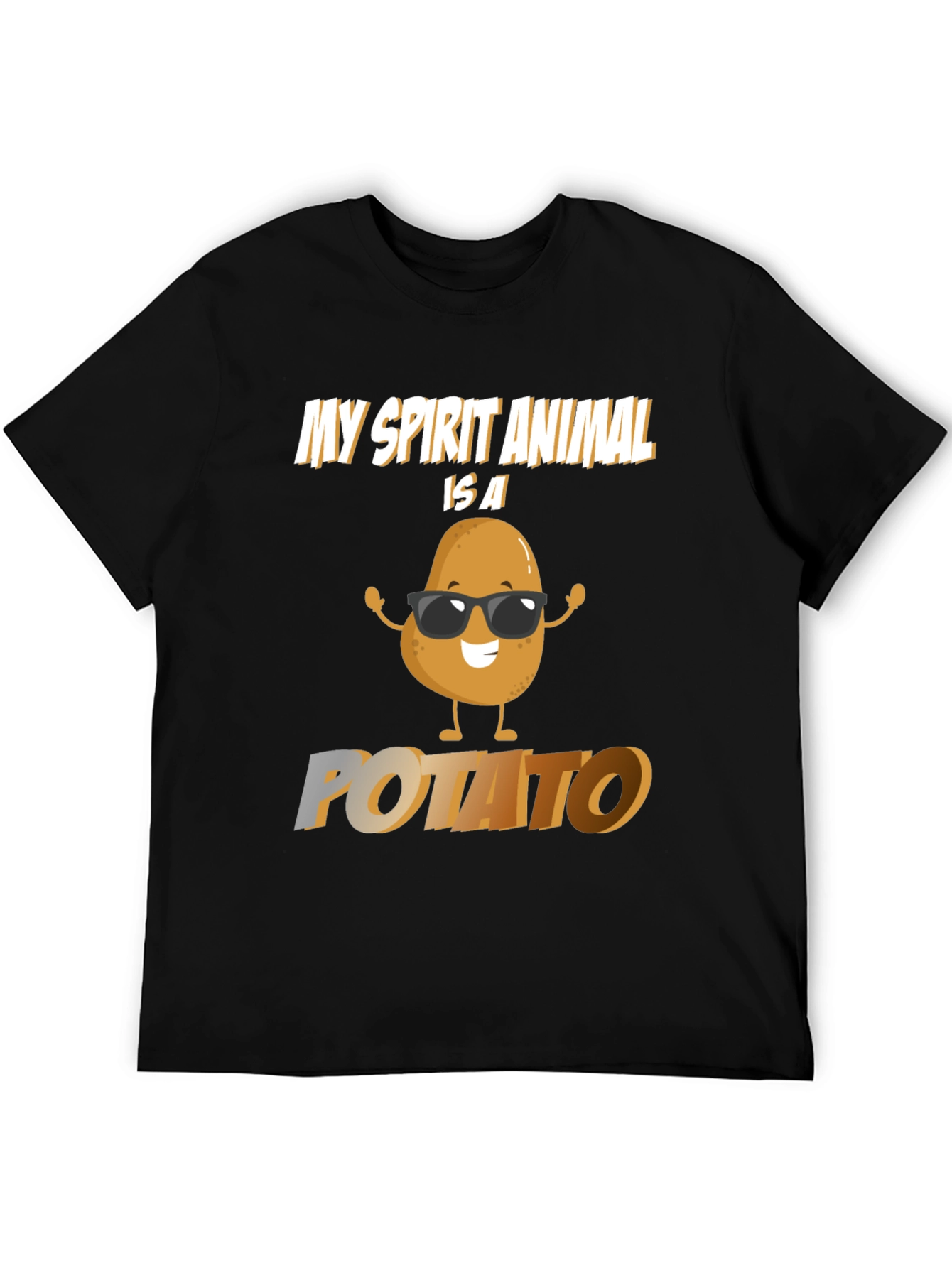 My Spirit Animal Is A Potato Graphic T-Shirt