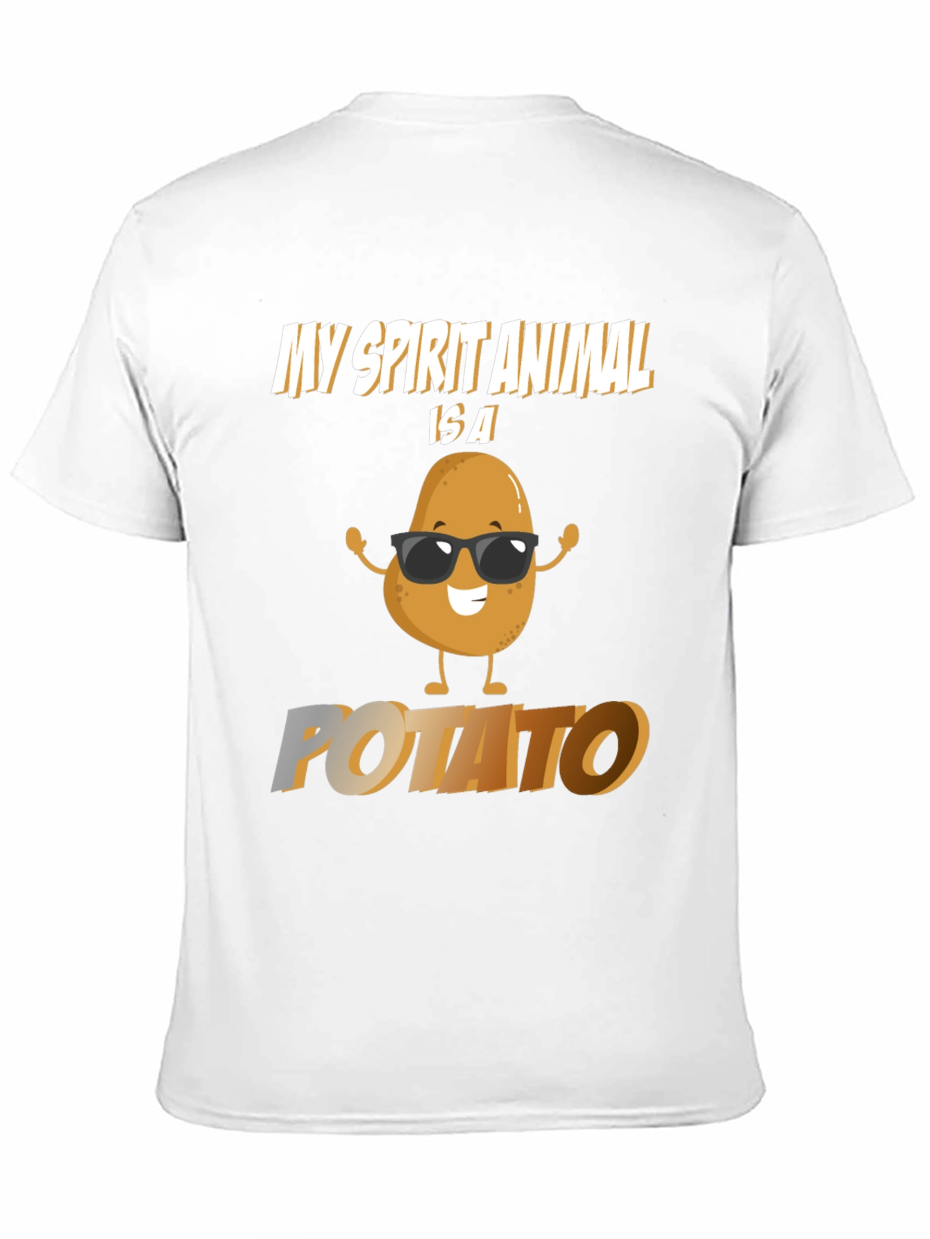 My Spirit Animal Is A Potato Graphic T-Shirt