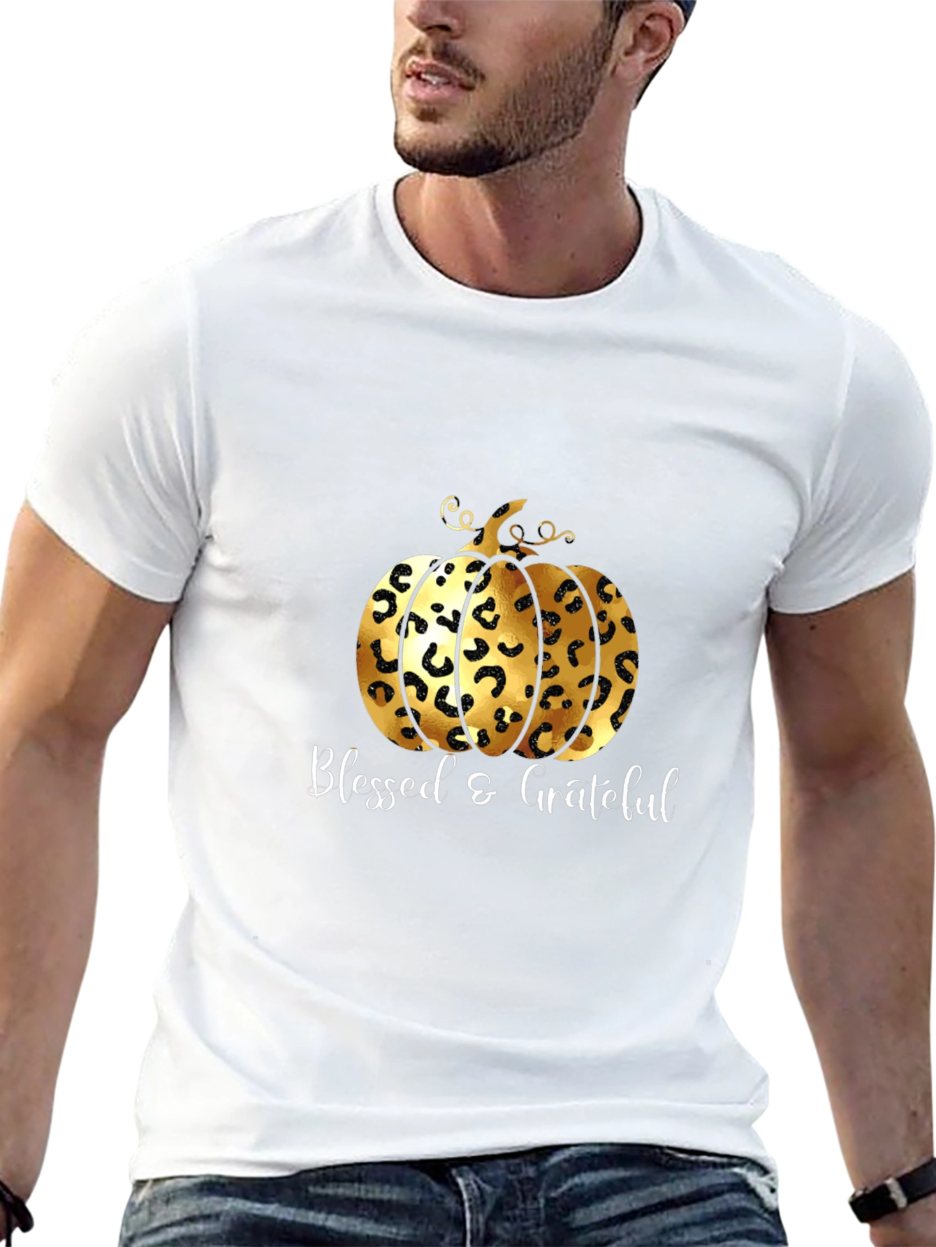 Blessed & Grateful Pumpkin Graphic Tee