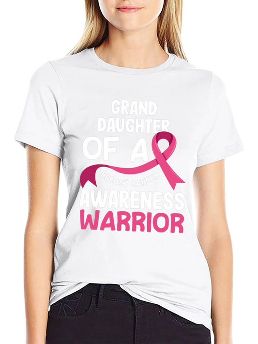 Granddaughter Breast Cancer Awareness Warrior T-Shirt