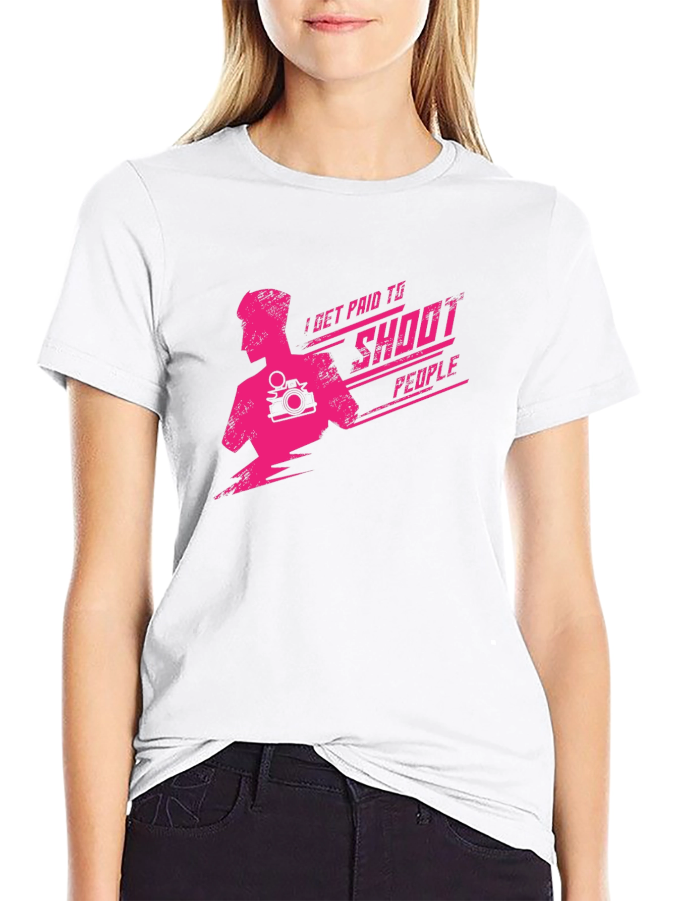 I Get Paid To Shoot People Graphic Tee