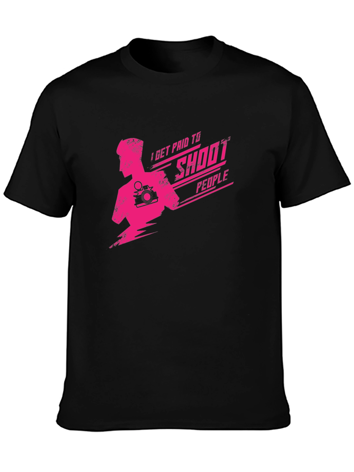 I Get Paid To Shoot People Graphic Tee