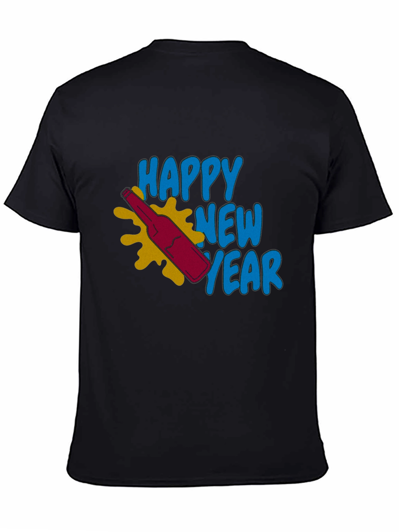 Happy New Year Graphic Tee - Stylish Celebration Shirt