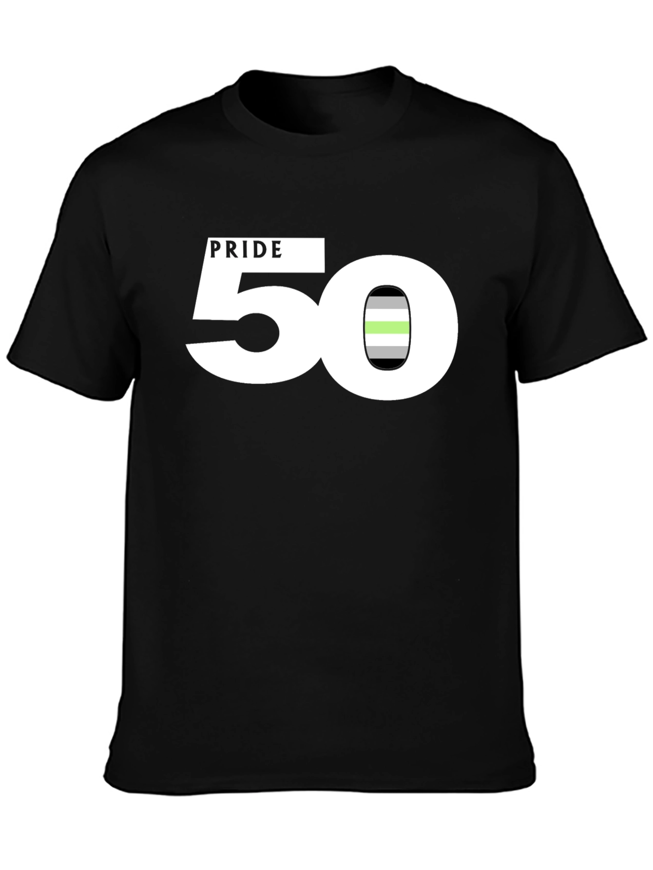 Agender Pride 50 T-Shirt - Celebrate Diversity