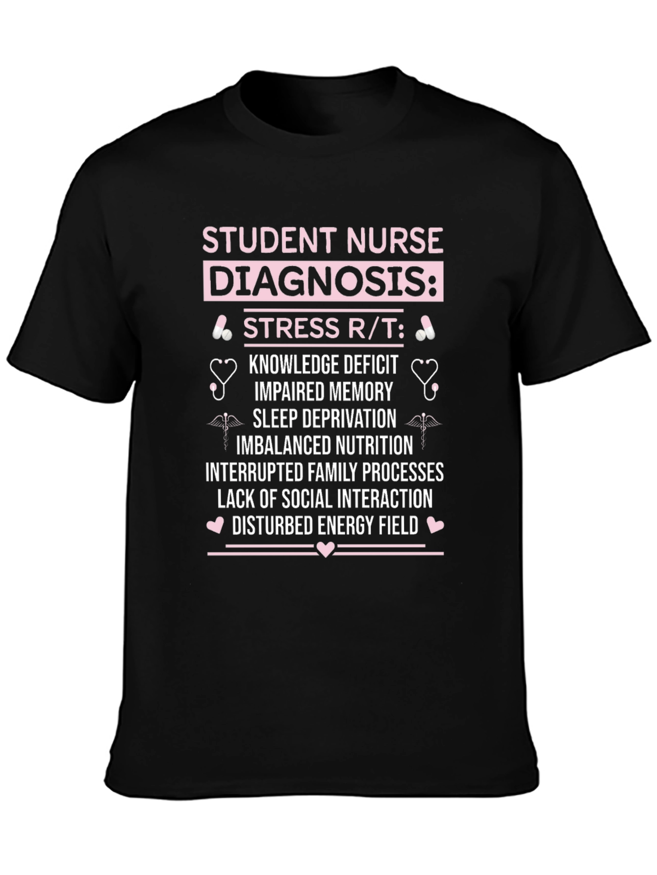 Student Nurse Diagnosis Graphic Tee