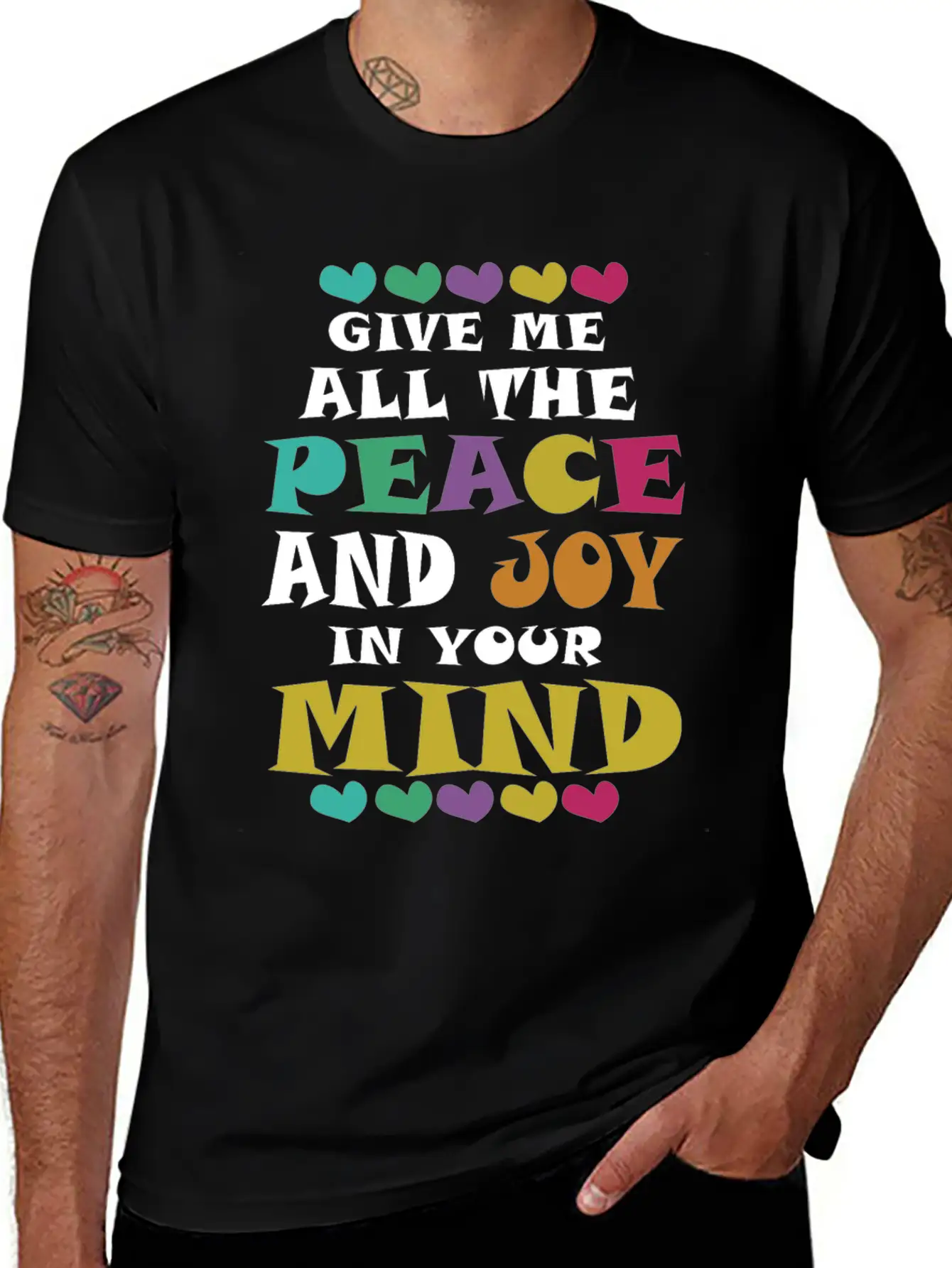 Peace And Joy Unisex Casual T-Shirt – Clean Design For Daily Comfort