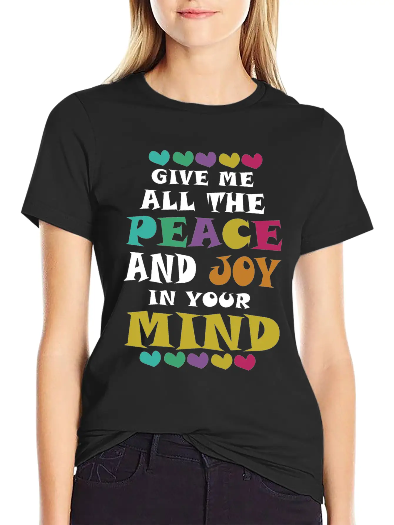 Peace And Joy Unisex Casual T-Shirt – Clean Design For Daily Comfort
