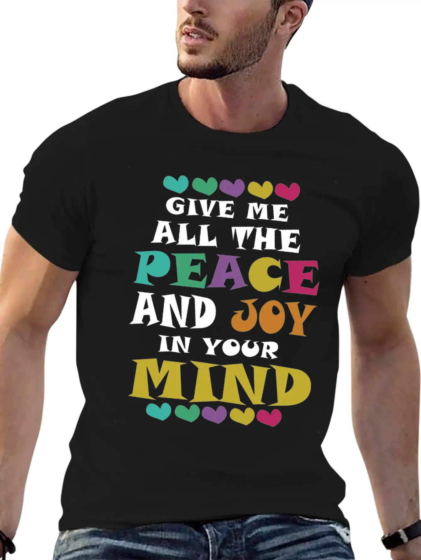 Peace And Joy Unisex Casual T-Shirt – Clean Design For Daily Comfort