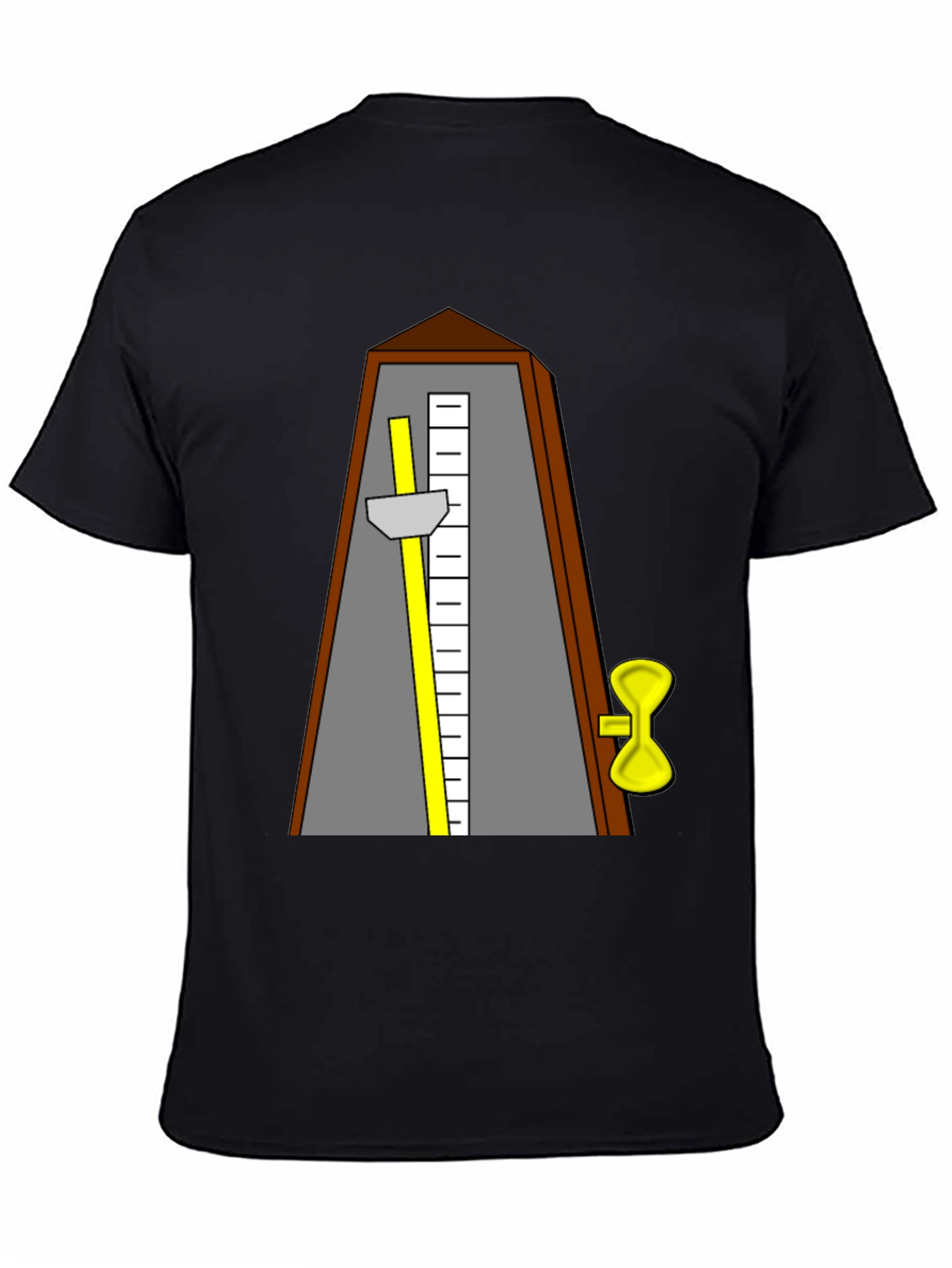 Metronome Graphic Black T-Shirt