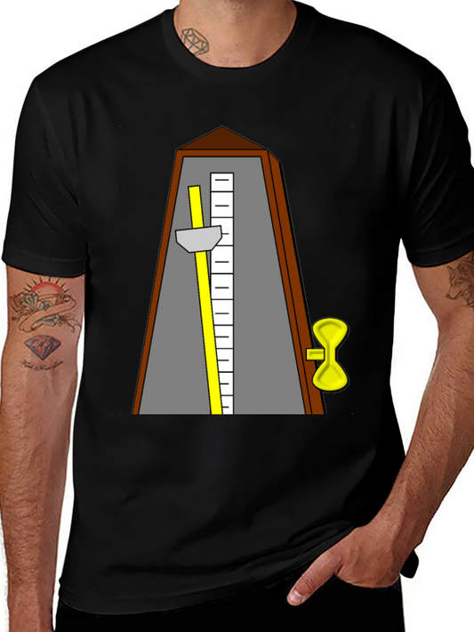 Metronome Graphic Black T-Shirt