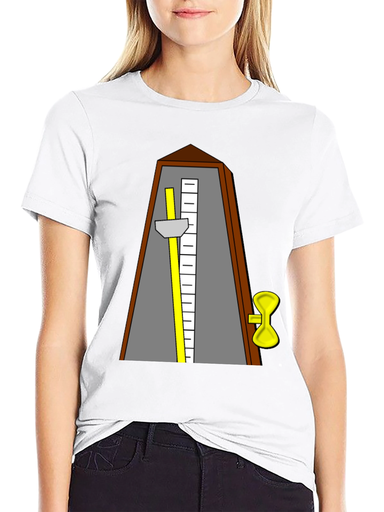 Metronome Graphic Black T-Shirt