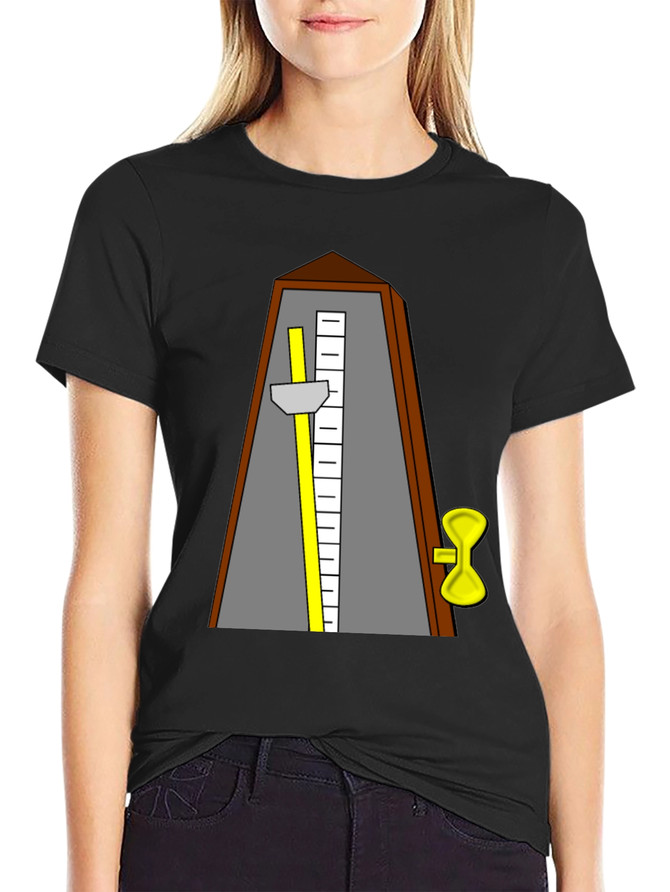 Metronome Graphic Black T-Shirt