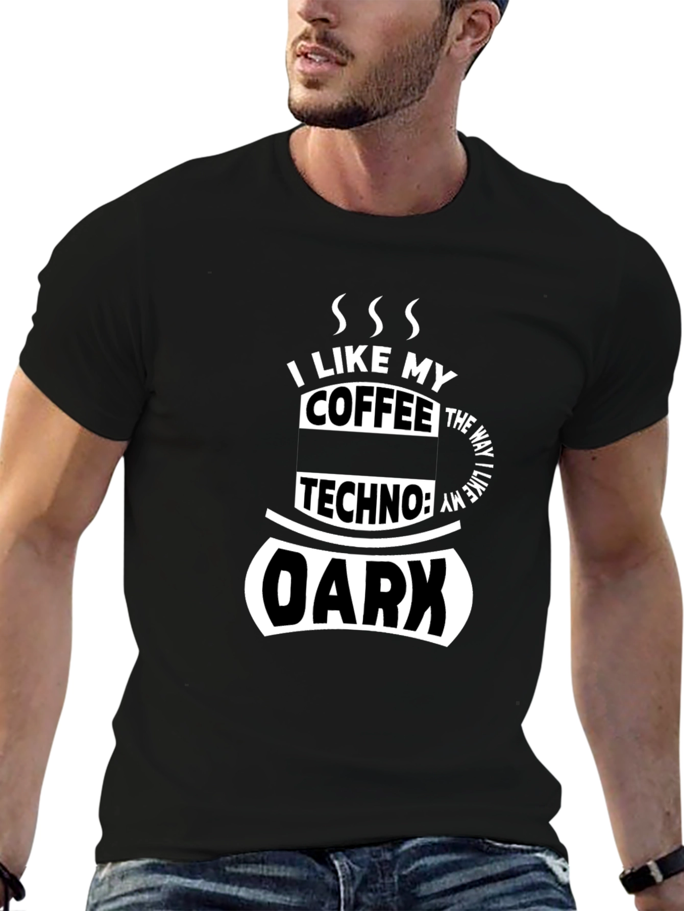 I Like My Coffee Techno T-Shirt