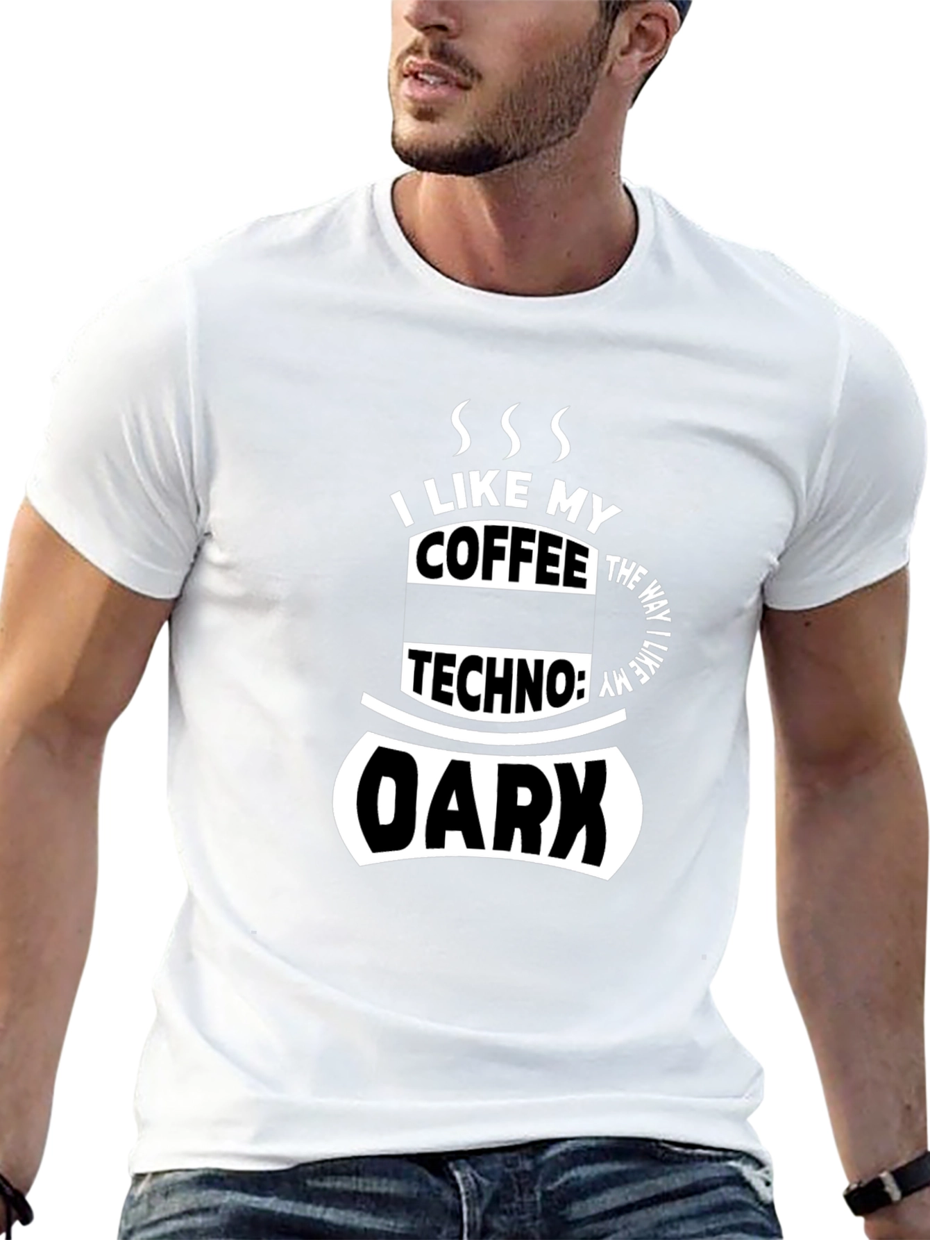 I Like My Coffee Techno T-Shirt