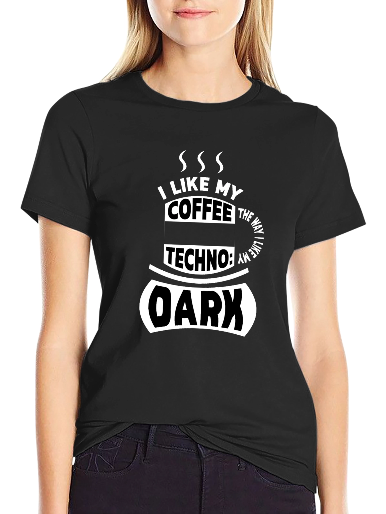 I Like My Coffee Techno T-Shirt